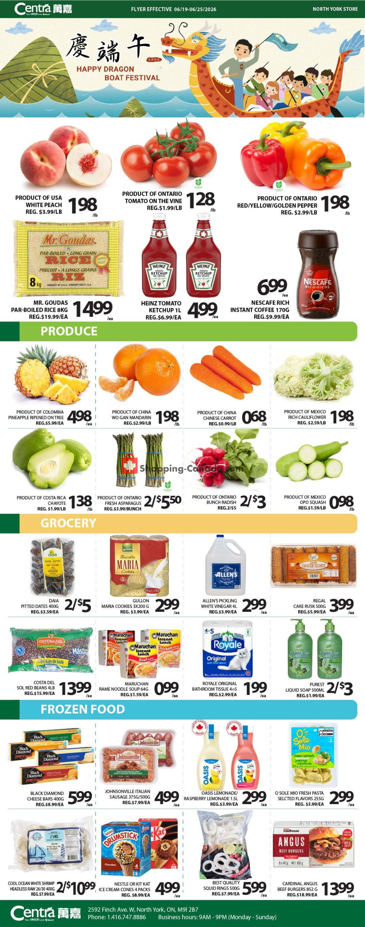 Centra Food Market flyer from Thursday June 18, 2026 to Thursday June 25, 2026 - page 1
