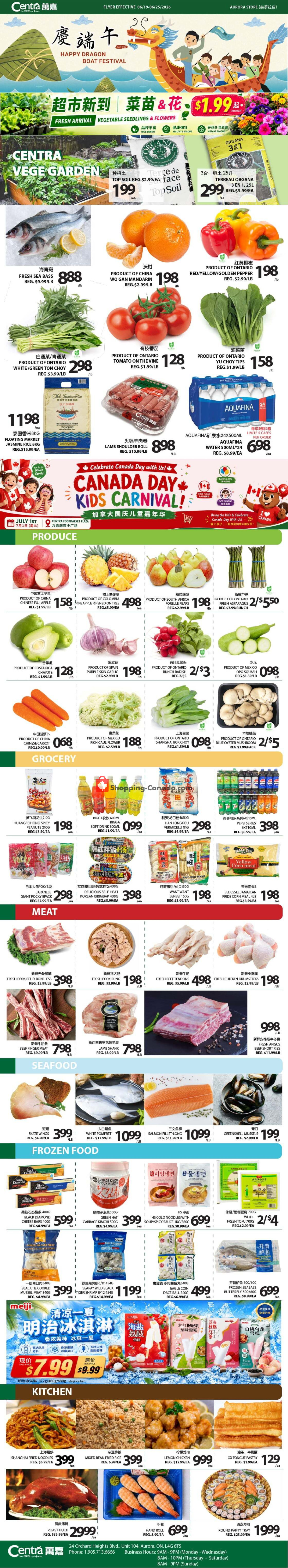 Centra Food Market flyer from Monday June 29, 2026 to Sunday July 5, 2026 - page 1