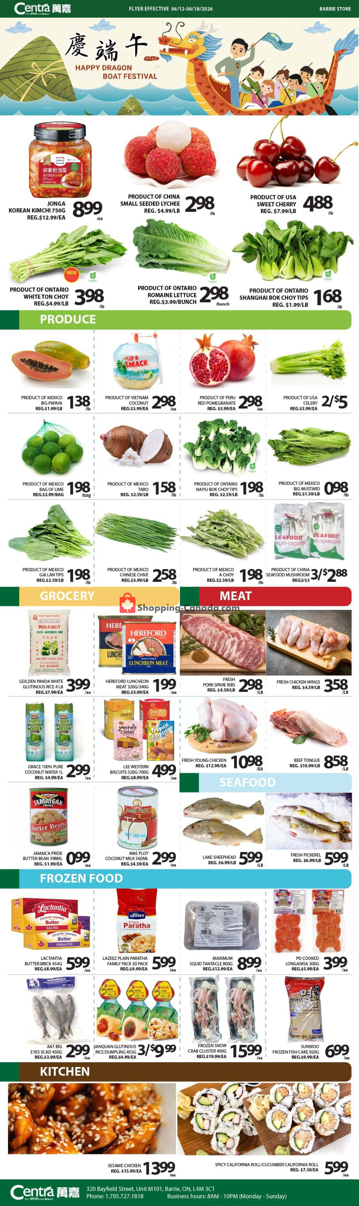 Centra Food Market flyer from Sunday June 7, 2026 to Sunday June 14, 2026 - page 1