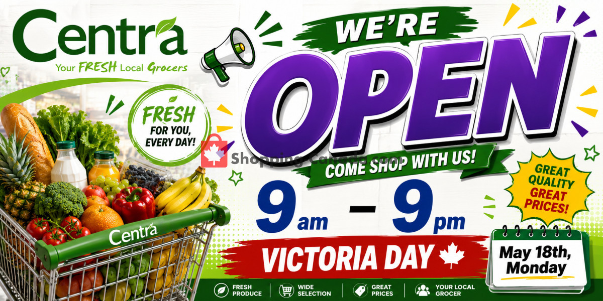 Centra Food Market flyer from Monday May 18, 2026 to Monday May 18, 2026 - page 1