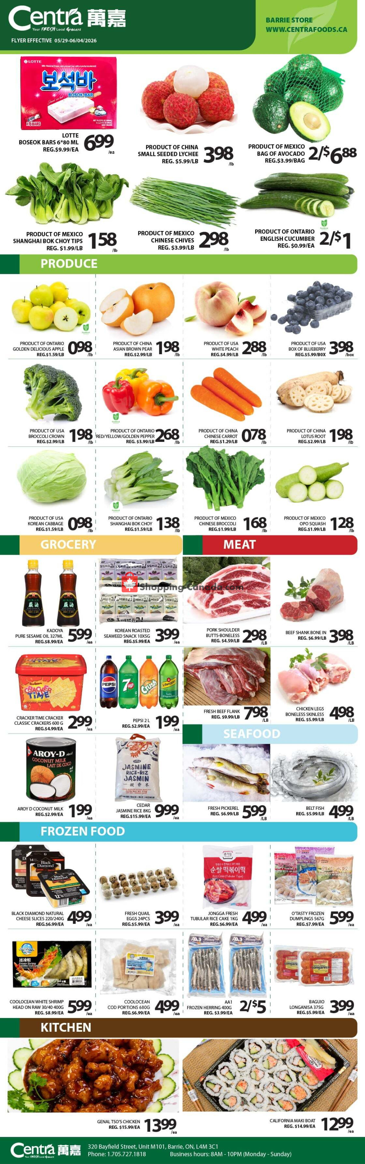 Centra Food Market flyer from Wednesday May 27, 2026 to Tuesday June 2, 2026 - page 1