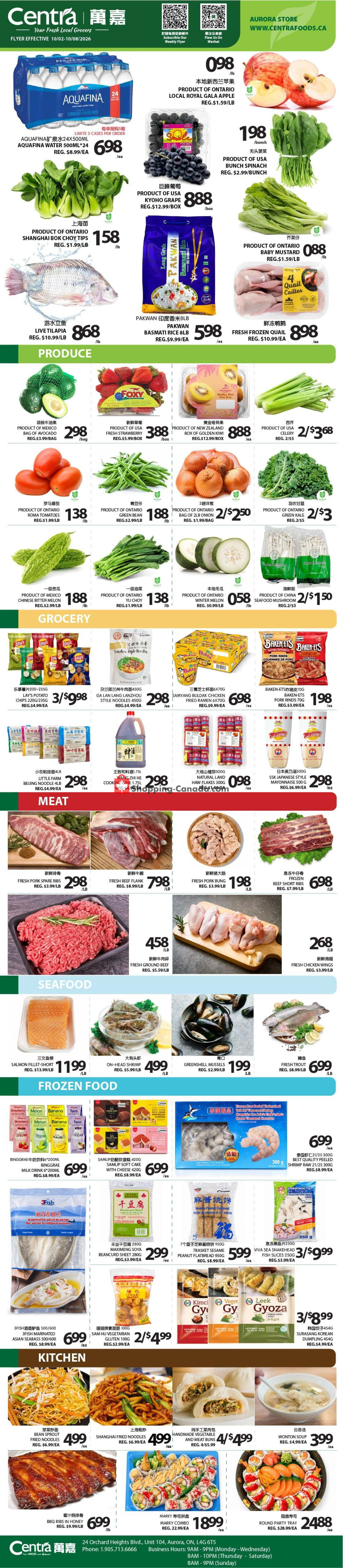 Centra Food Market flyer from Thursday October 1, 2026 to Saturday October 31, 2026 - page 1