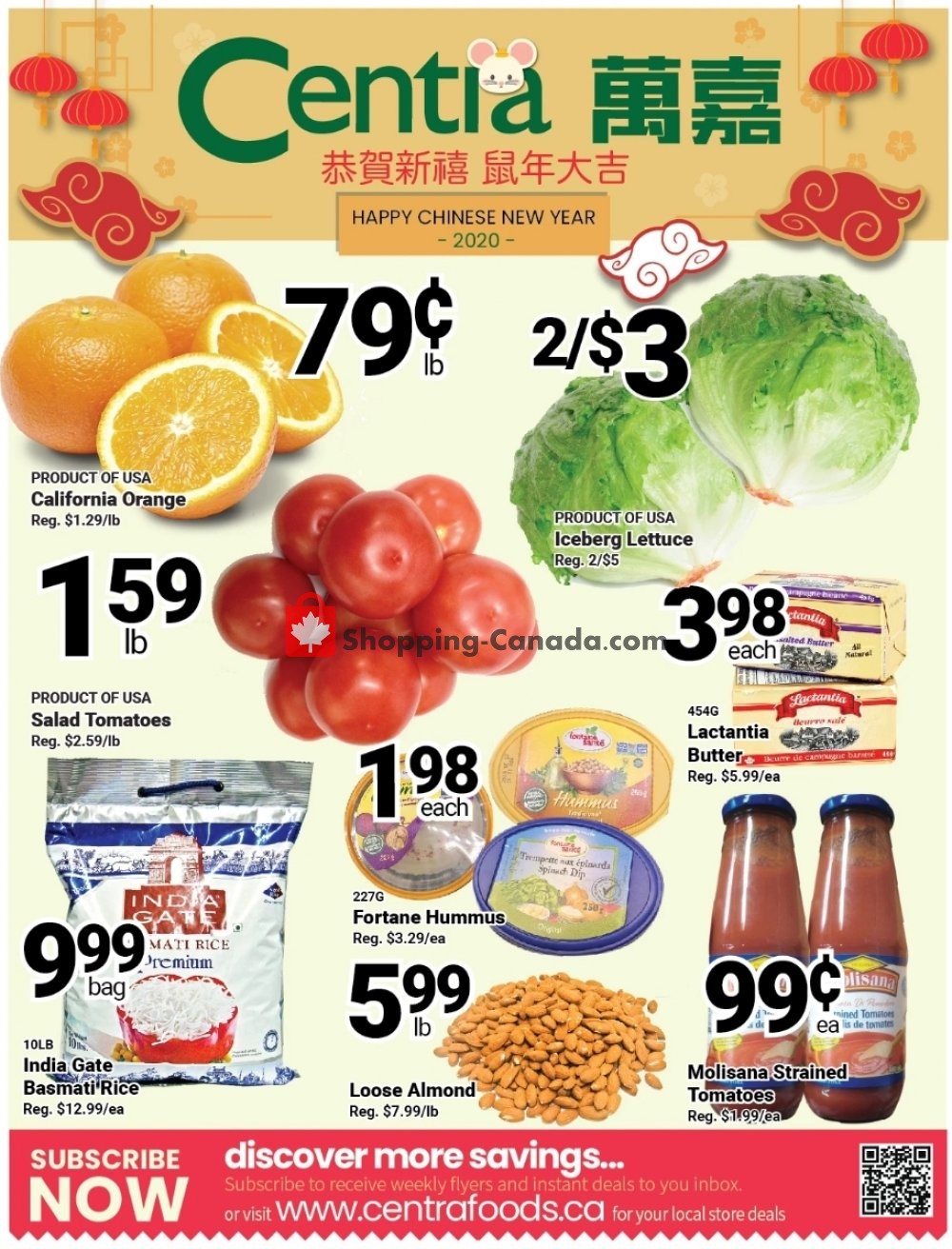 Centra Food Market flyer from Friday January 31, 2020 to Thursday February 6, 2020 - page 1