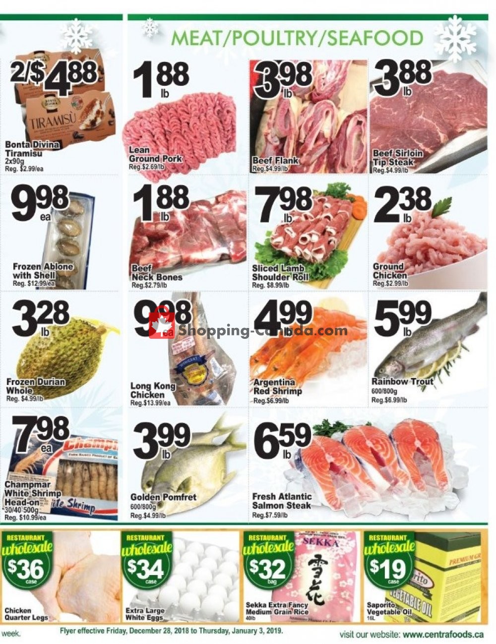Centra Food Market flyer from Friday December 28, 2018 to Thursday January 3, 2019 - page 4