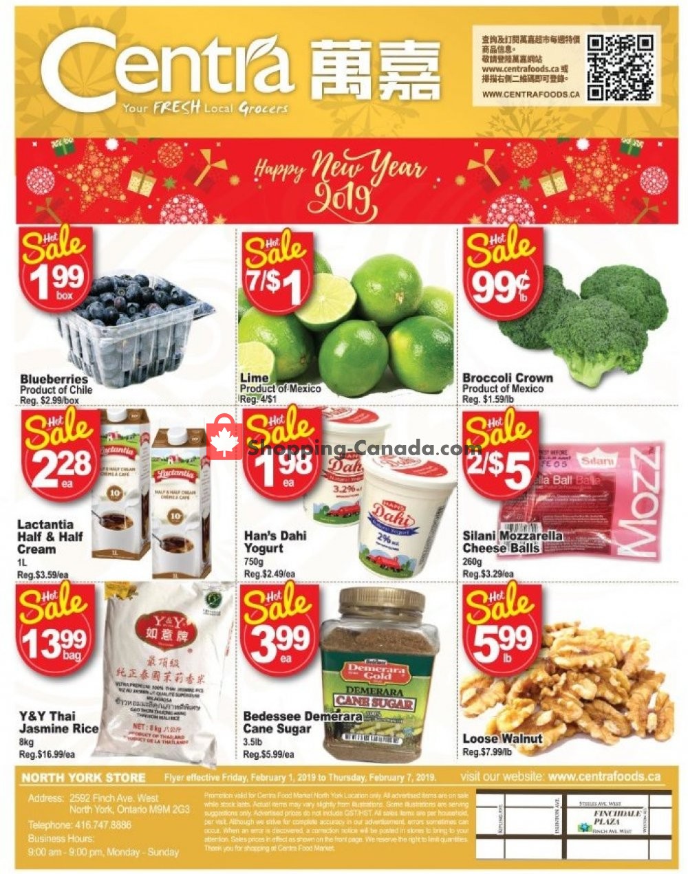 Centra Food Market flyer from Friday February 1, 2019 to Thursday February 7, 2019 - page 1