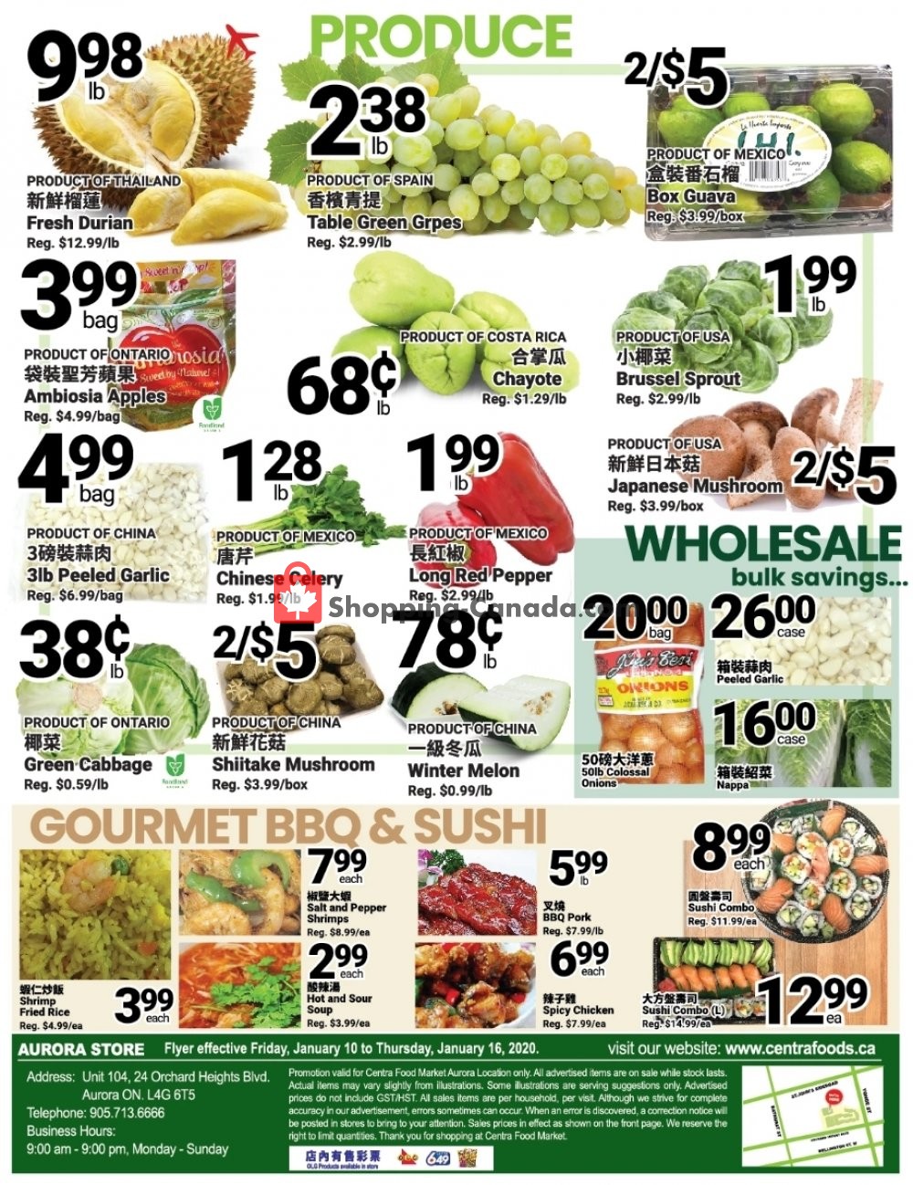 Centra Food Market flyer from Friday January 10, 2020 to Thursday January 16, 2020 - page 2