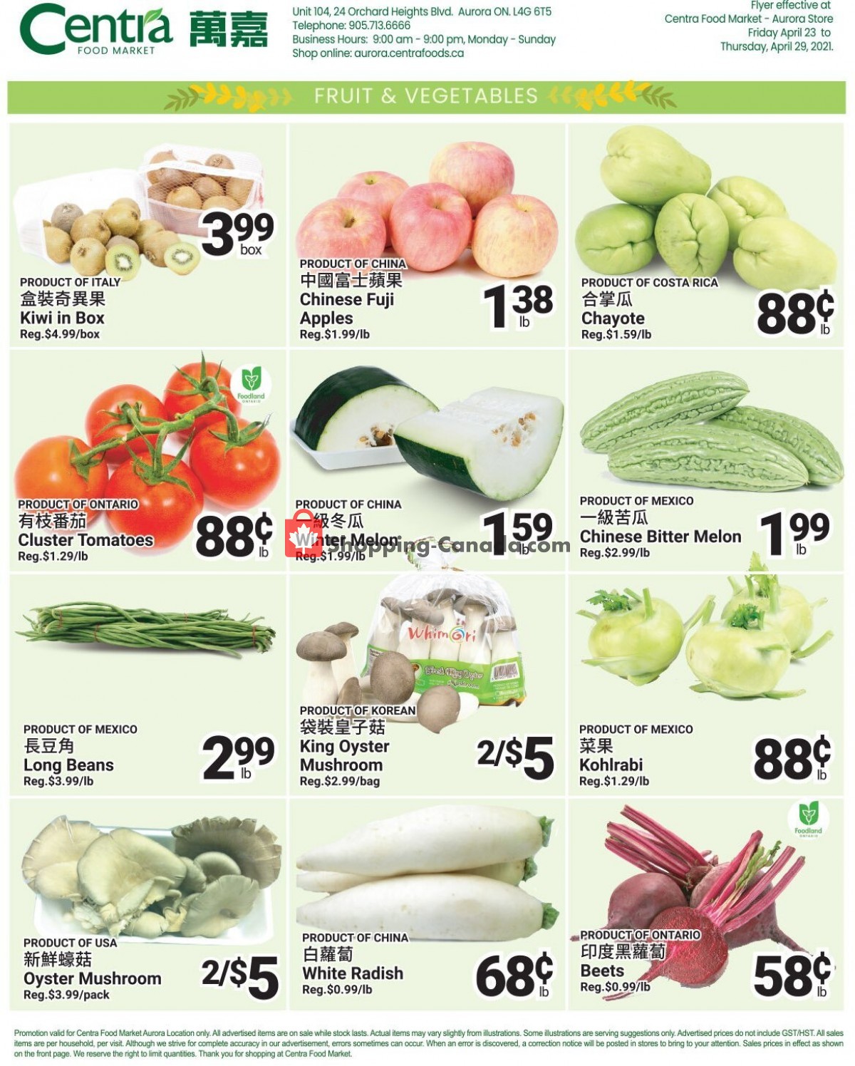 Centra Food Market flyer from Friday April 23, 2021 to Thursday April 29, 2021 - page 2