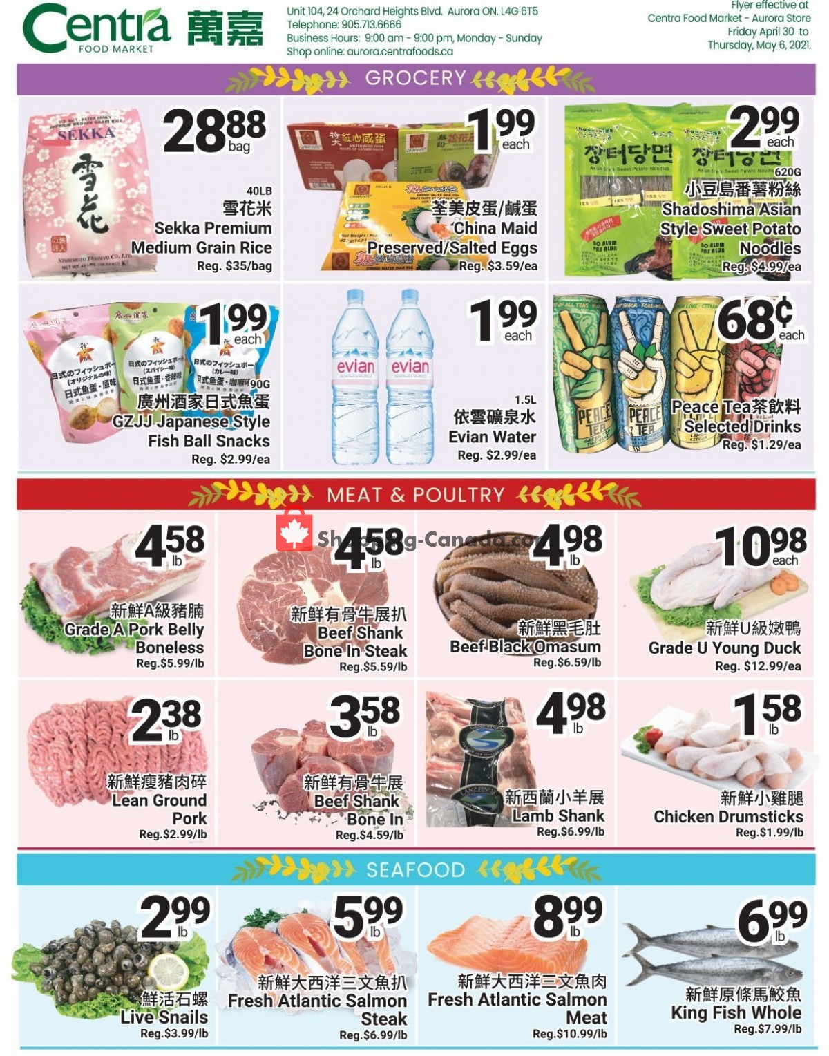 Centra Food Market flyer from Friday April 30, 2021 to Thursday May 6, 2021 - page 4