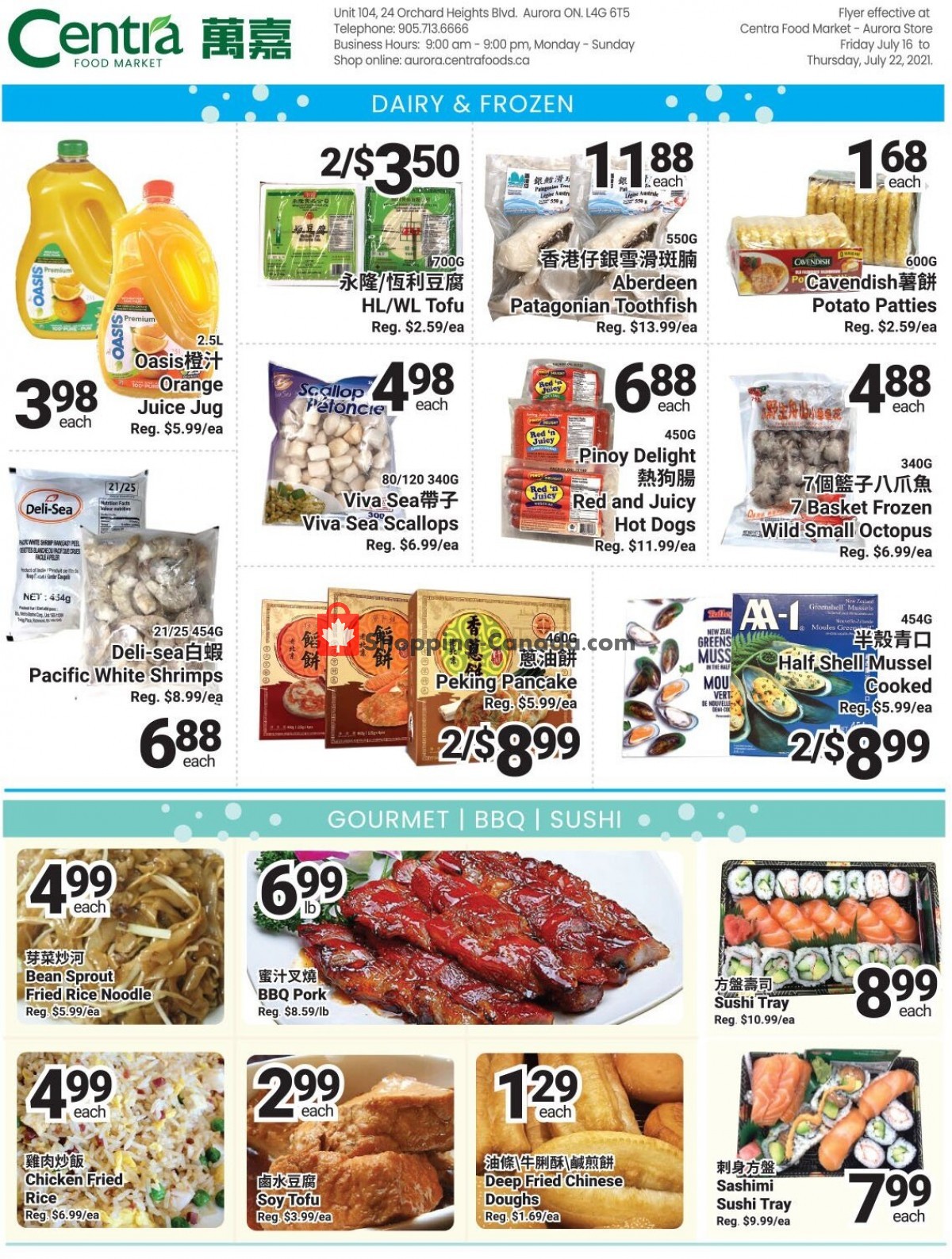 Centra Food Market flyer from Friday July 16, 2021 to Thursday July 22, 2021 - page 3