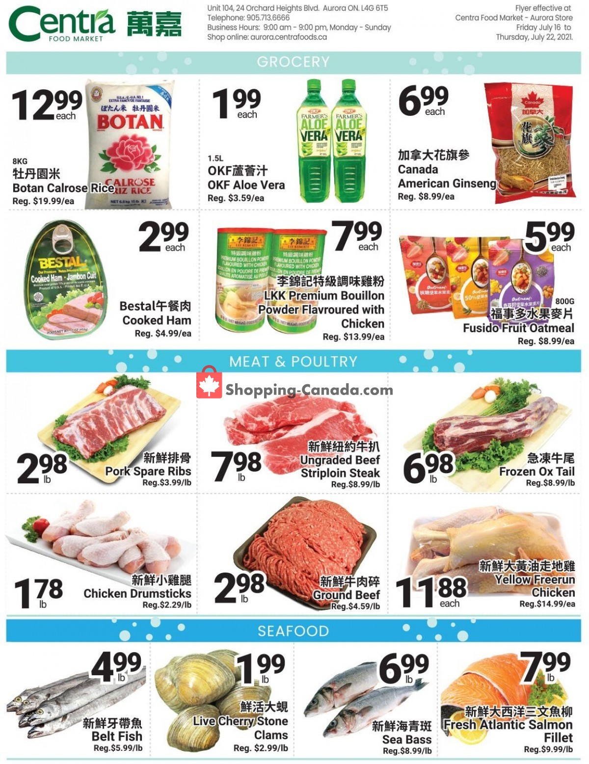 Centra Food Market flyer from Friday July 16, 2021 to Thursday July 22, 2021 - page 4