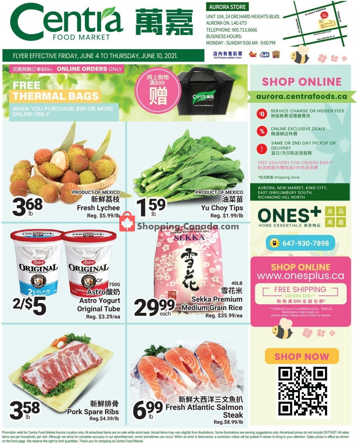 Centra Food Market flyer from Friday June 4, 2021 to Thursday June 10, 2021 - page 1