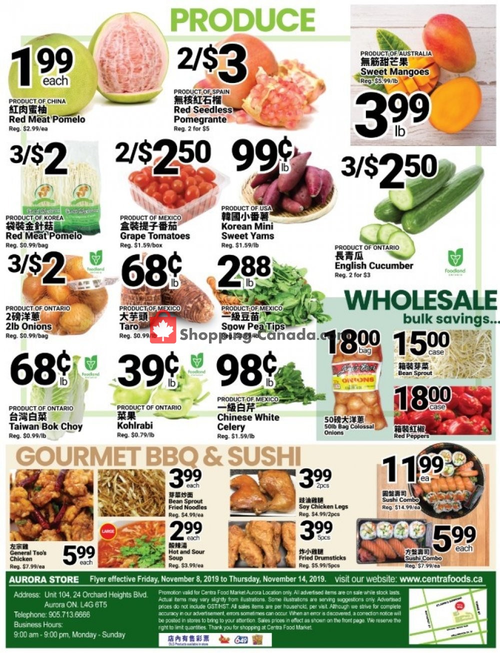 Centra Food Market flyer from Friday November 8, 2019 to Thursday November 14, 2019 - page 2