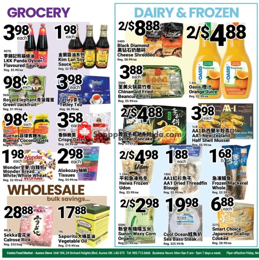 Centra Food Market flyer from Friday November 8, 2019 to Thursday November 14, 2019 - page 3