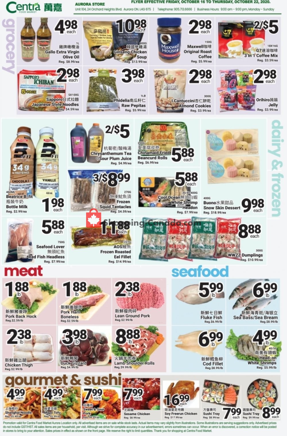 Centra Food Market flyer from Friday October 16, 2020 to Thursday October 22, 2020 - page 2