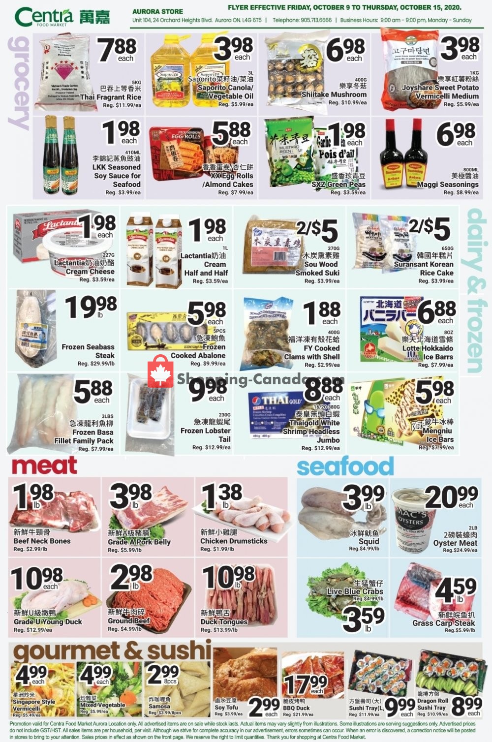 Centra Food Market flyer from Friday October 9, 2020 to Thursday October 15, 2020 - page 2