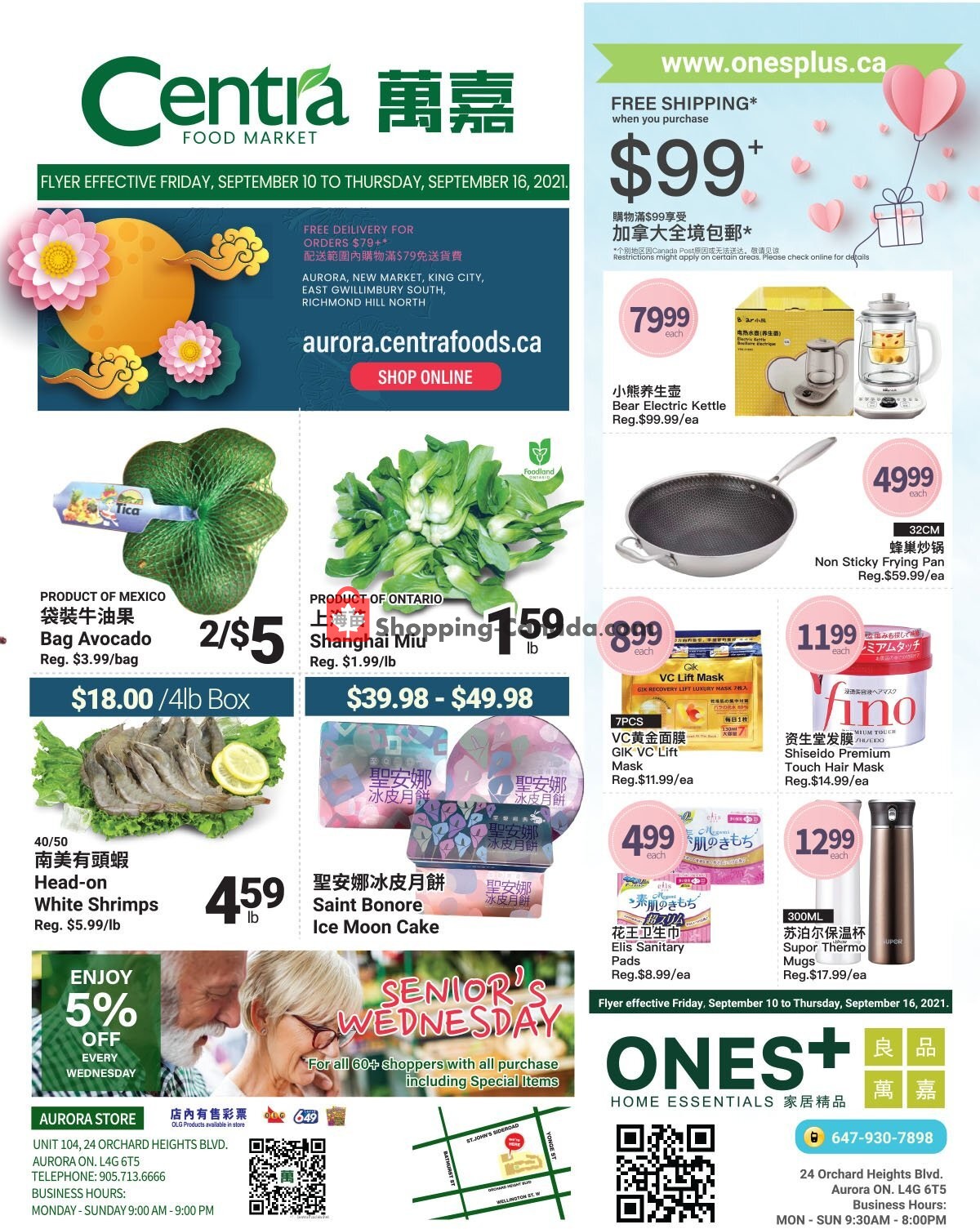 Centra Food Market flyer from Friday September 10, 2021 to Thursday September 16, 2021 - page 1
