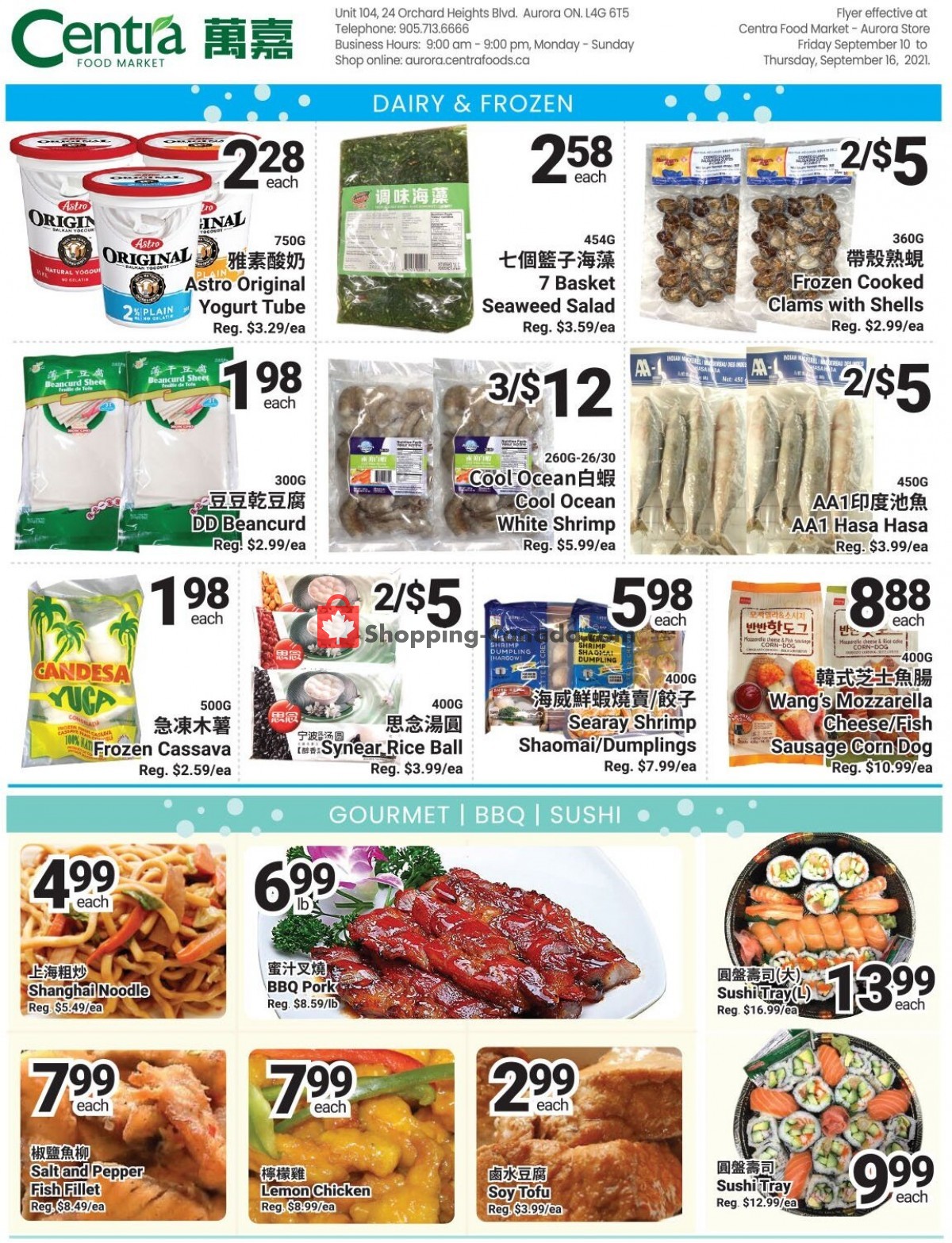 Centra Food Market flyer from Friday September 10, 2021 to Thursday September 16, 2021 - page 3