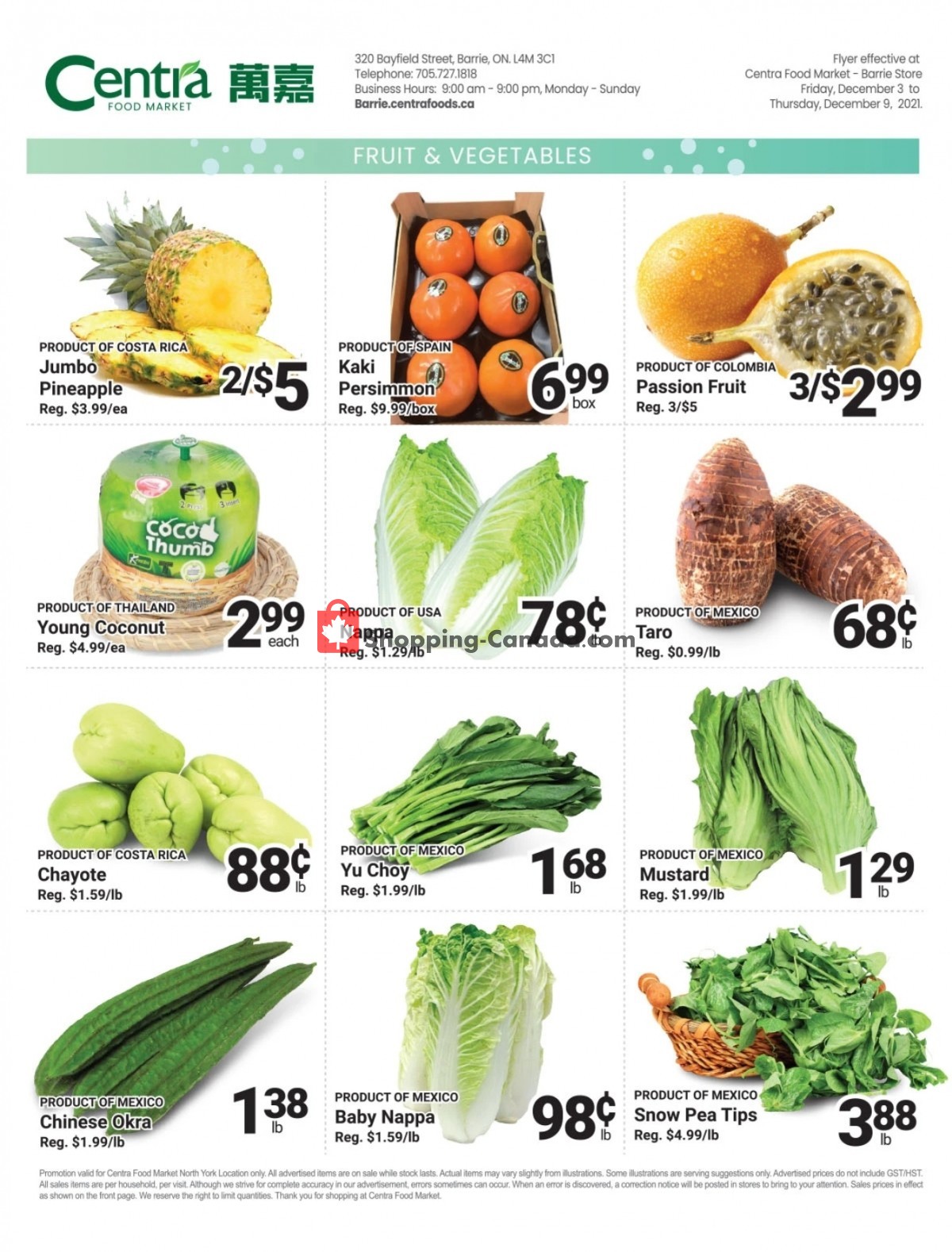 Centra Food Market flyer from Friday December 3, 2021 to Thursday December 9, 2021 - page 2
