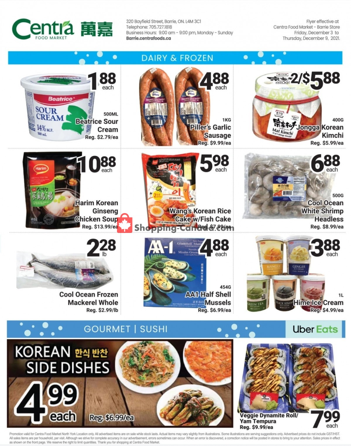 Centra Food Market flyer from Friday December 3, 2021 to Thursday December 9, 2021 - page 3