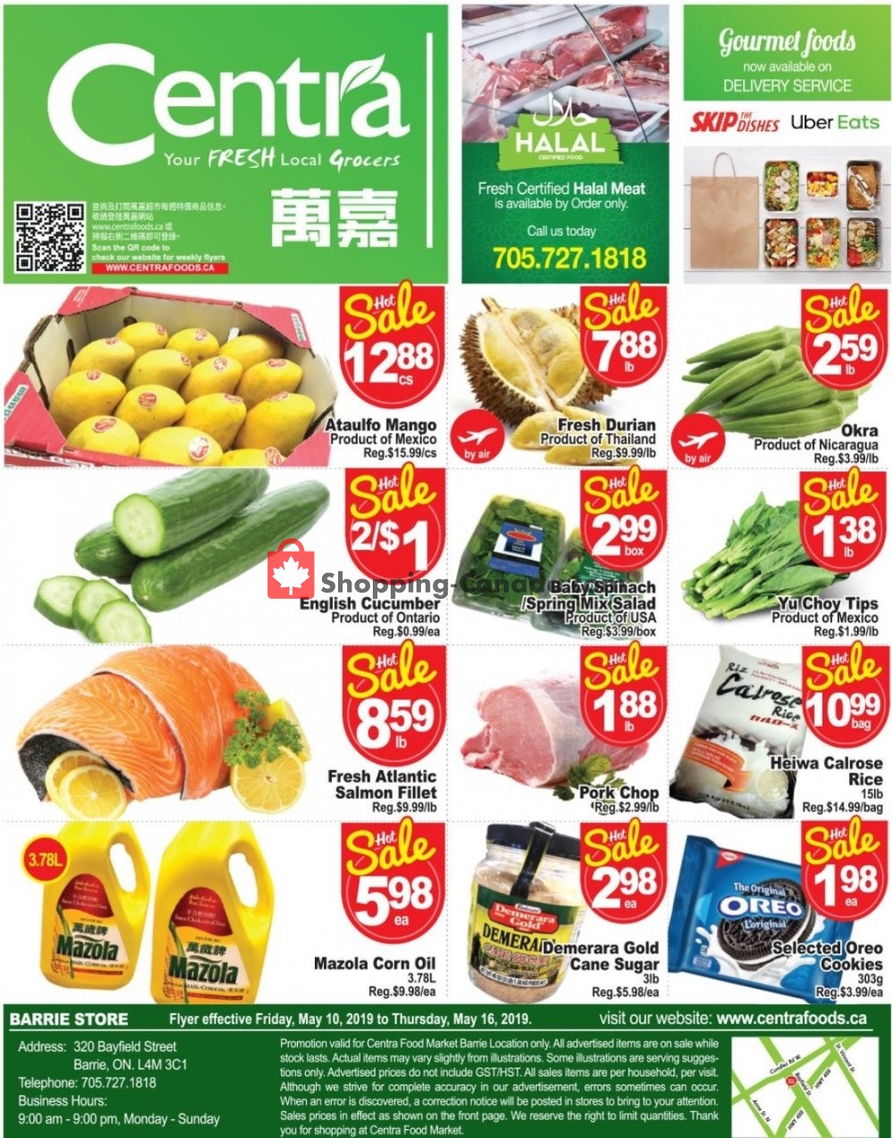 Centra Food Market flyer from Friday May 10, 2019 to Thursday May 16, 2019 - page 1