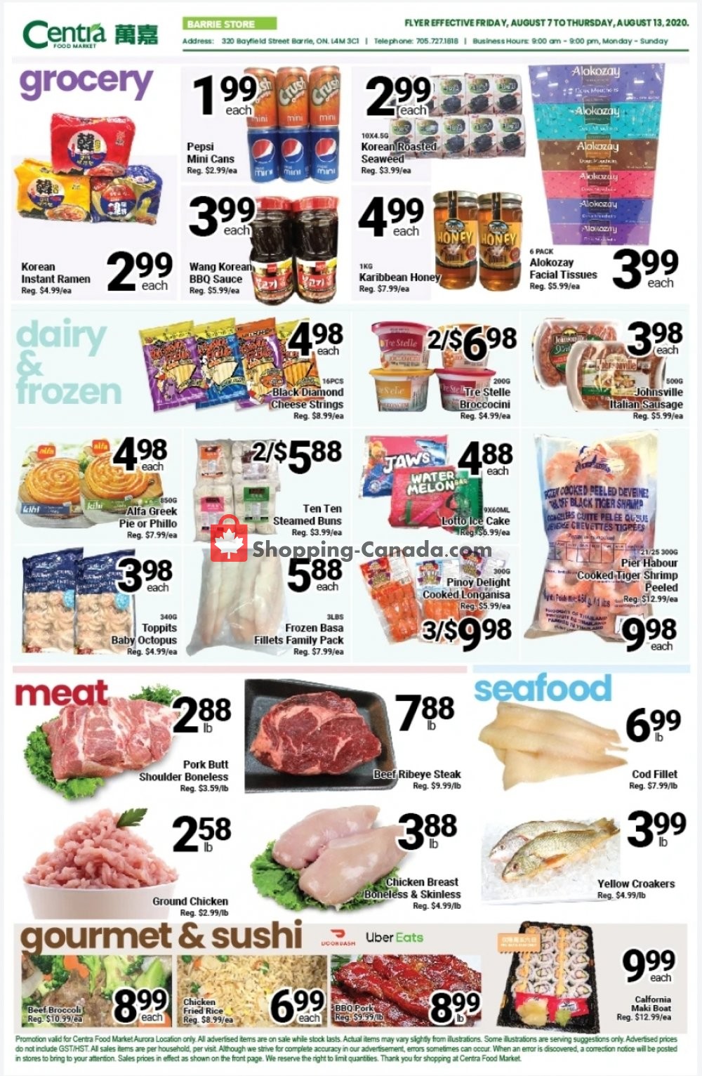 Centra Food Market flyer from Friday August 7, 2020 to Thursday August 13, 2020 - page 2