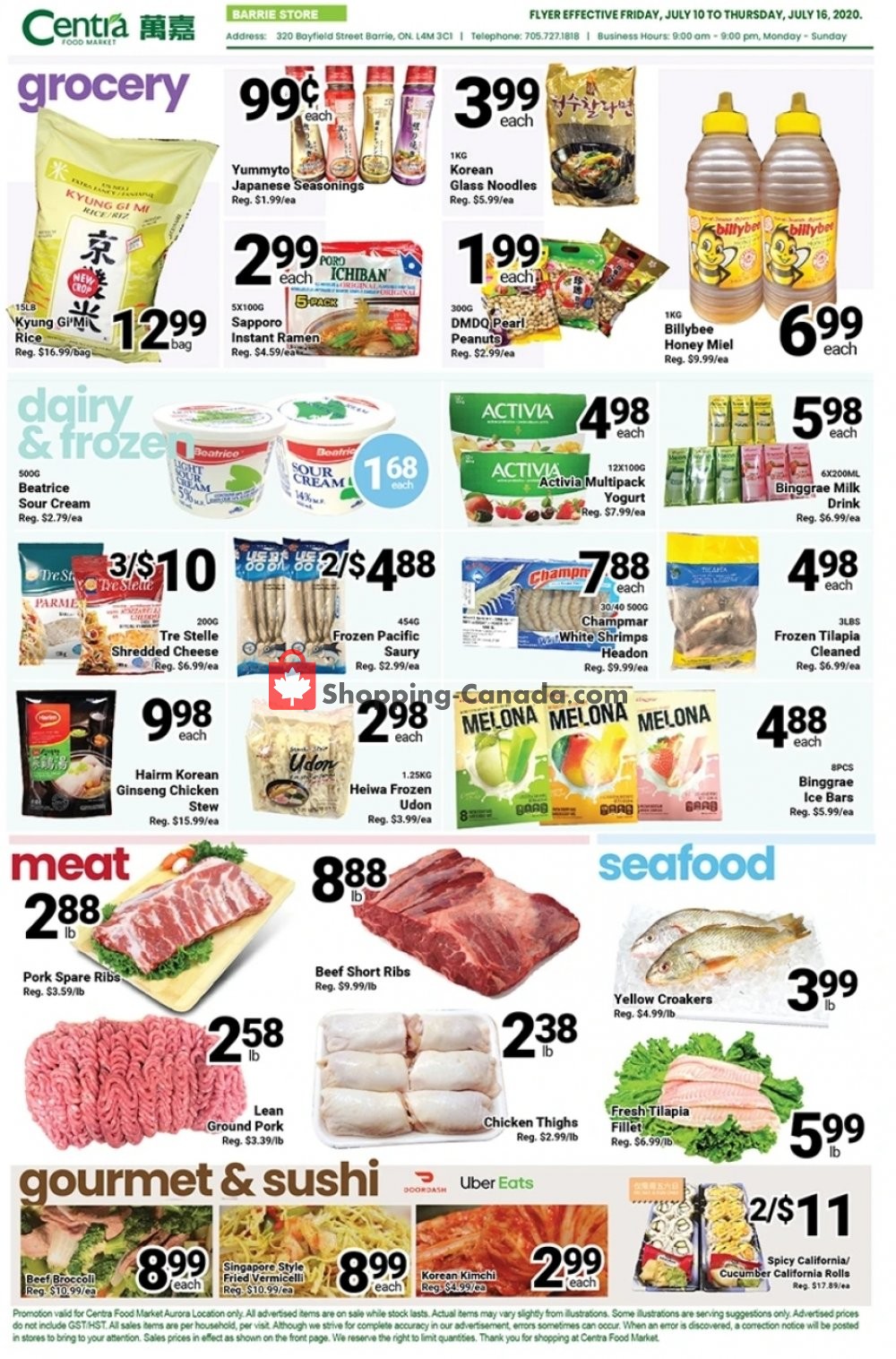Centra Food Market flyer from Friday July 10, 2020 to Thursday July 16, 2020 - page 2