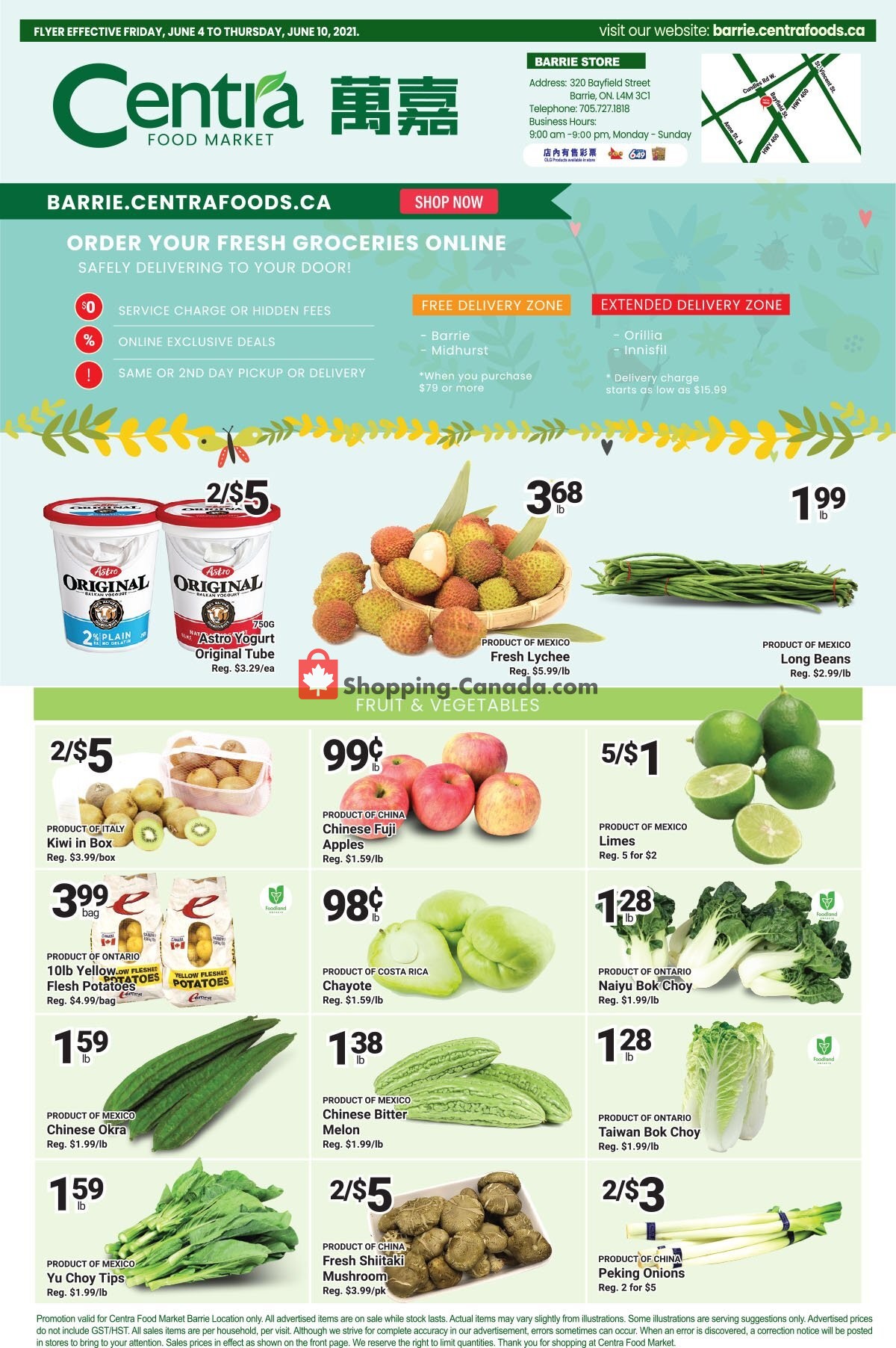 Centra Food Market flyer from Friday June 4, 2021 to Thursday June 10, 2021 - page 1