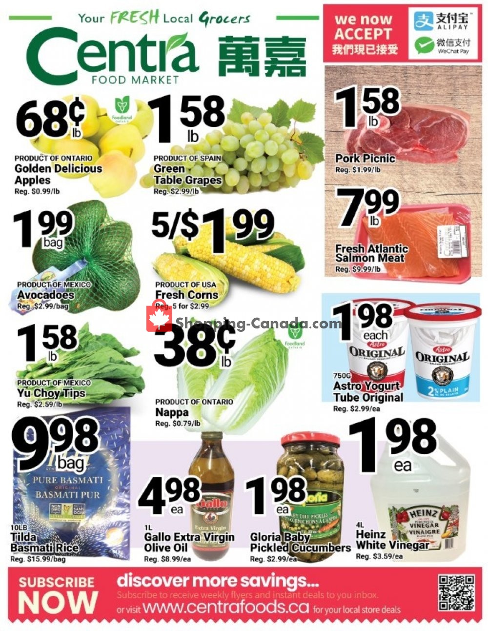 Centra Food Market flyer from Friday November 8, 2019 to Thursday November 14, 2019 - page 1