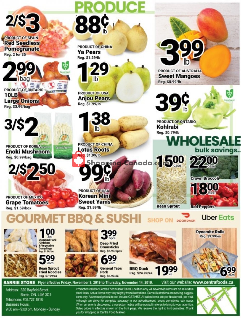 Centra Food Market flyer from Friday November 8, 2019 to Thursday November 14, 2019 - page 2