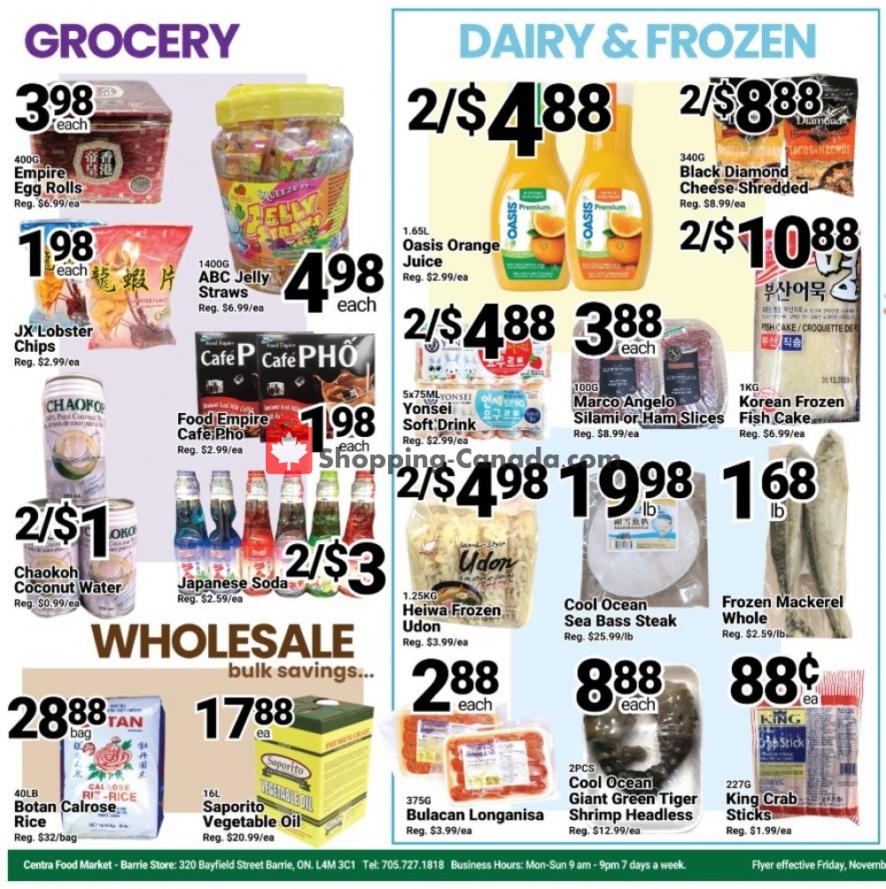 Centra Food Market flyer from Friday November 8, 2019 to Thursday November 14, 2019 - page 3