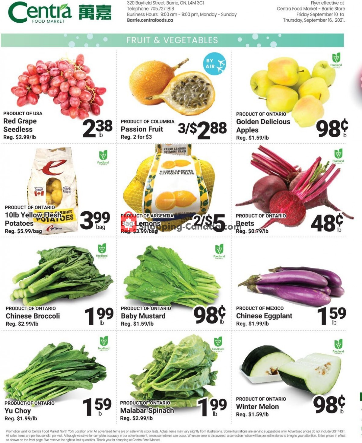 Centra Food Market flyer from Friday September 10, 2021 to Thursday September 16, 2021 - page 2