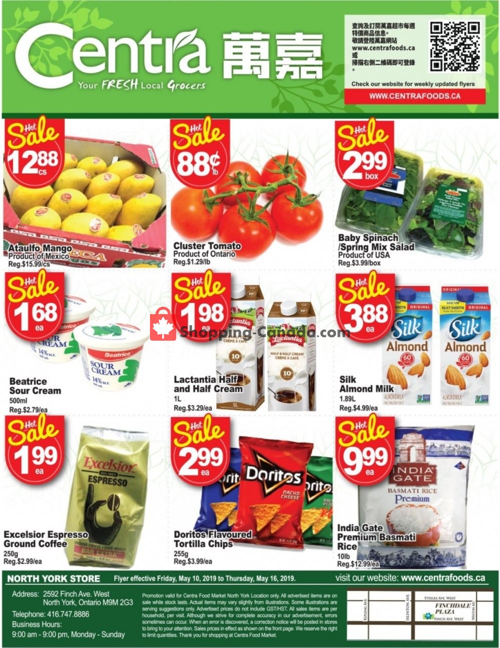 Centra Food Market flyer from Friday May 10, 2019 to Thursday May 16, 2019 - page 1