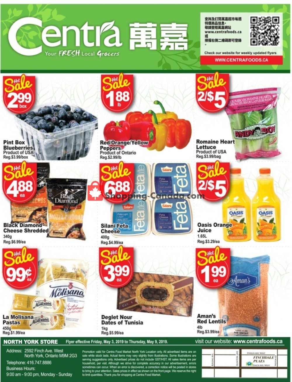 Centra Food Market flyer from Friday May 3, 2019 to Thursday May 9, 2019 - page 1