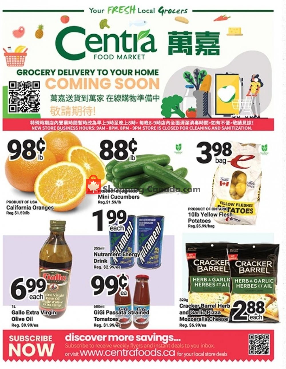 Centra Food Market flyer from Friday April 24, 2020 to Thursday April 30, 2020 - page 1