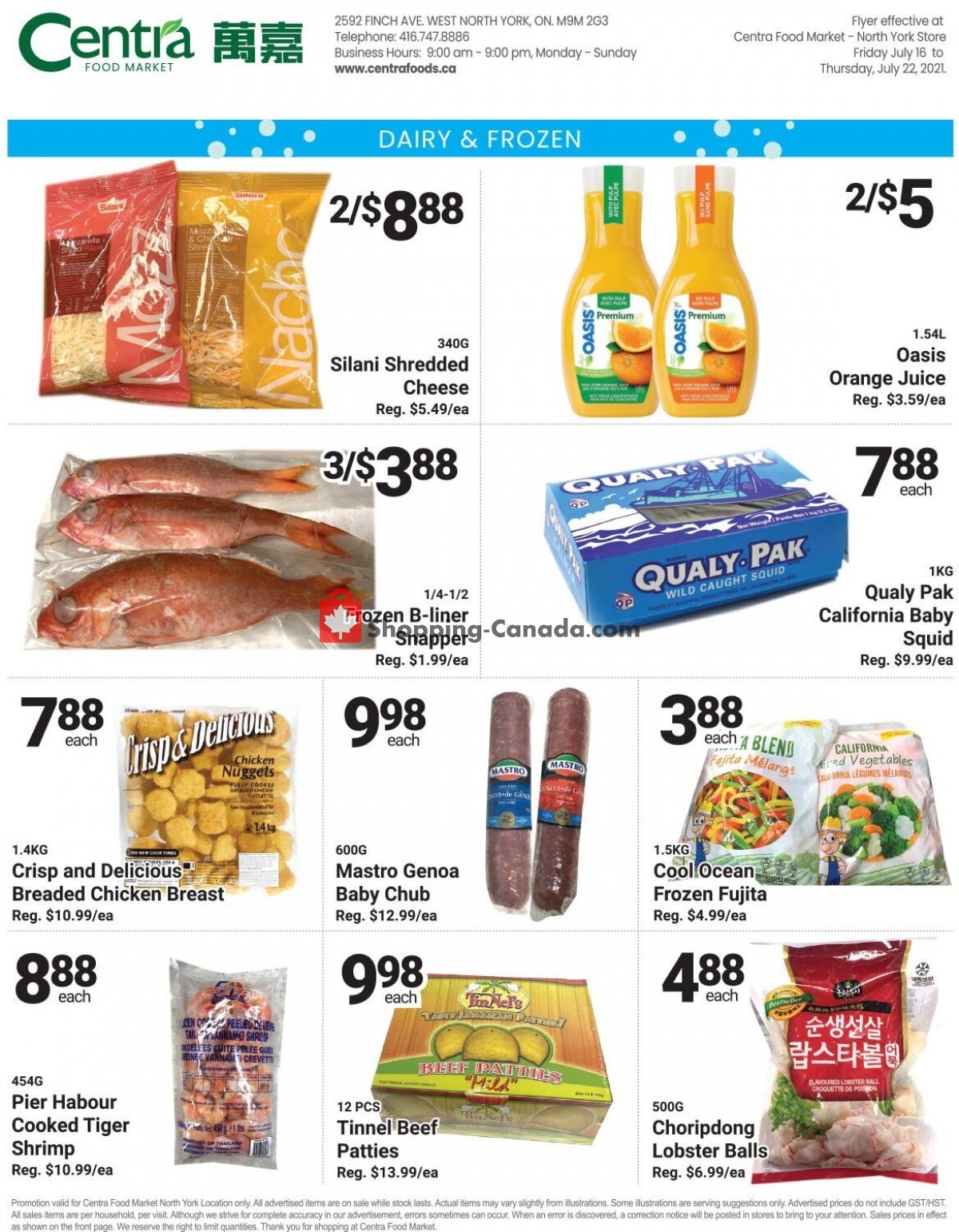 Centra Food Market flyer from Friday July 16, 2021 to Thursday July 22, 2021 - page 3