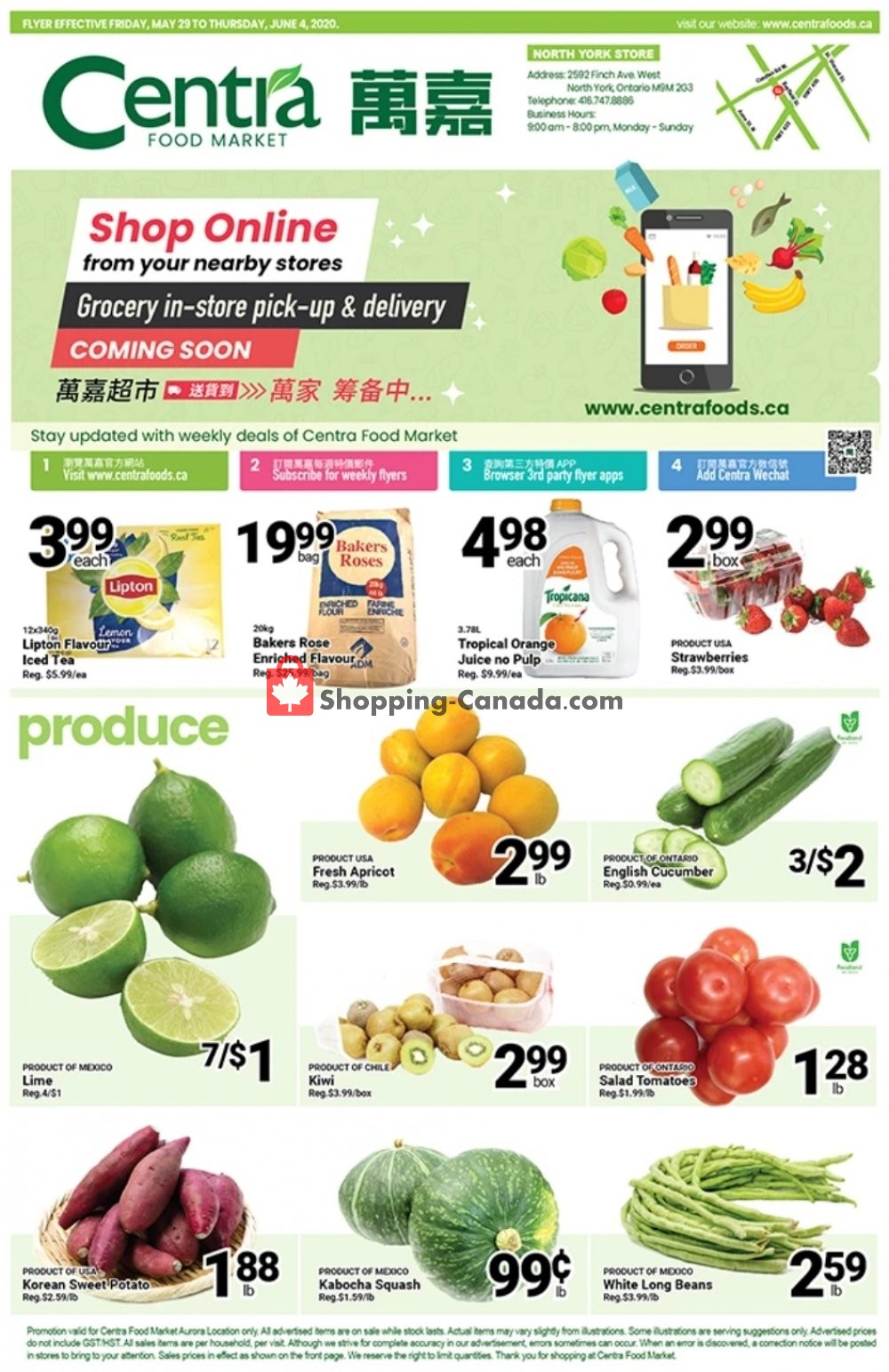 Centra Food Market flyer from Friday May 29, 2020 to Thursday June 4, 2020 - page 1