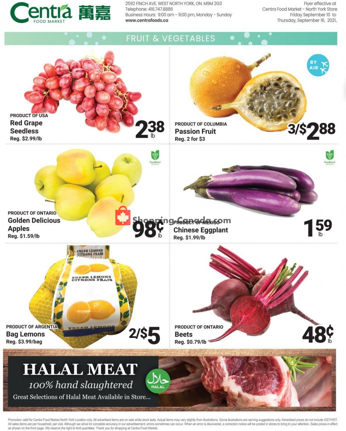 Centra Food Market flyer from Friday September 10, 2021 to Thursday September 16, 2021 - page 2