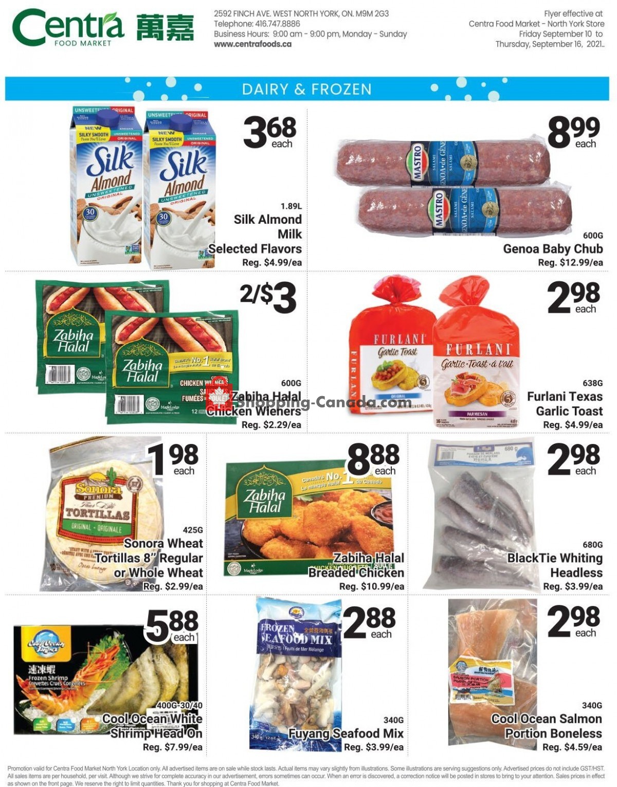 Centra Food Market flyer from Friday September 10, 2021 to Thursday September 16, 2021 - page 3
