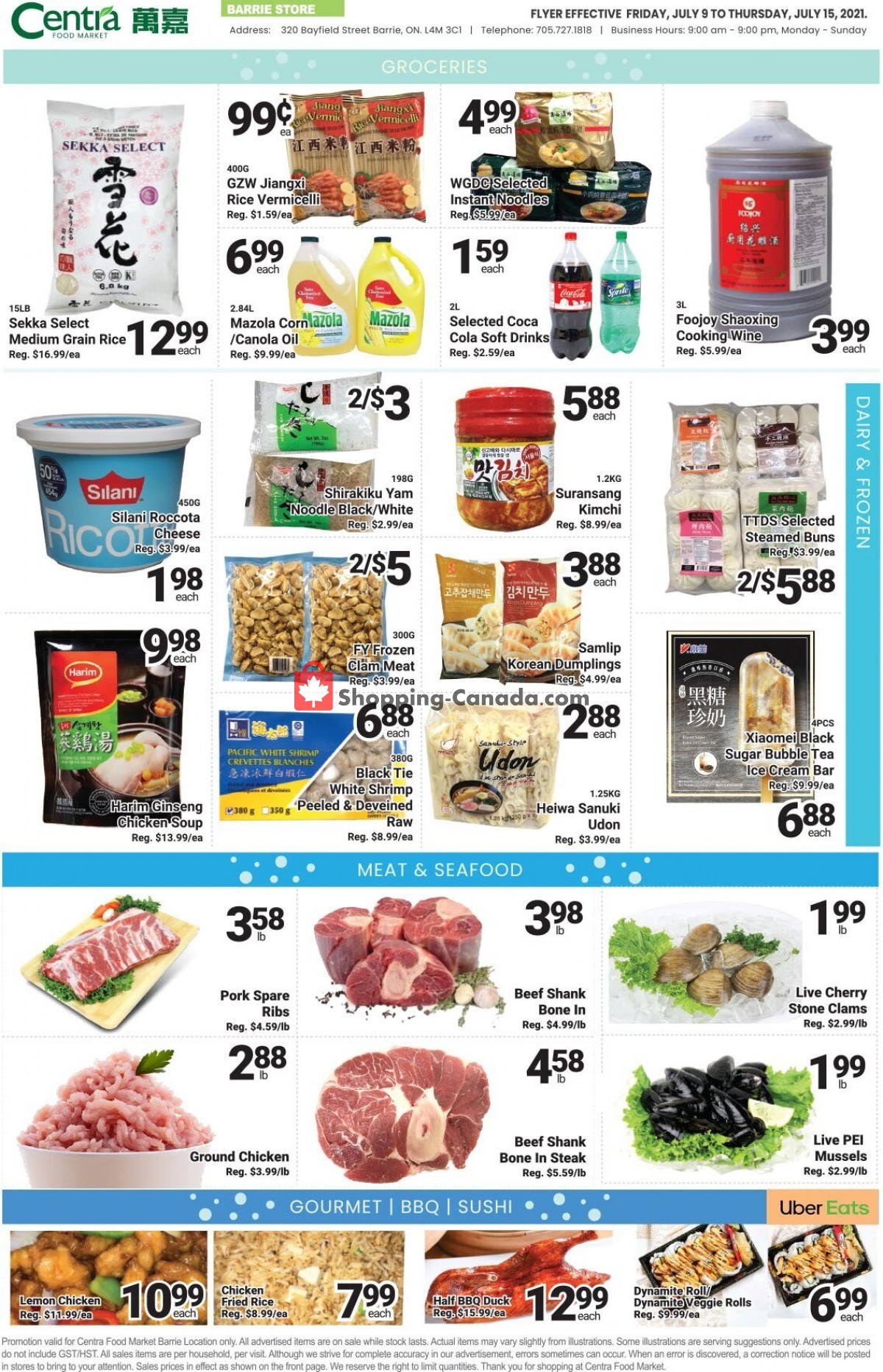 Centra Food Market flyer from Friday July 9, 2021 to Thursday July 15, 2021 - page 2