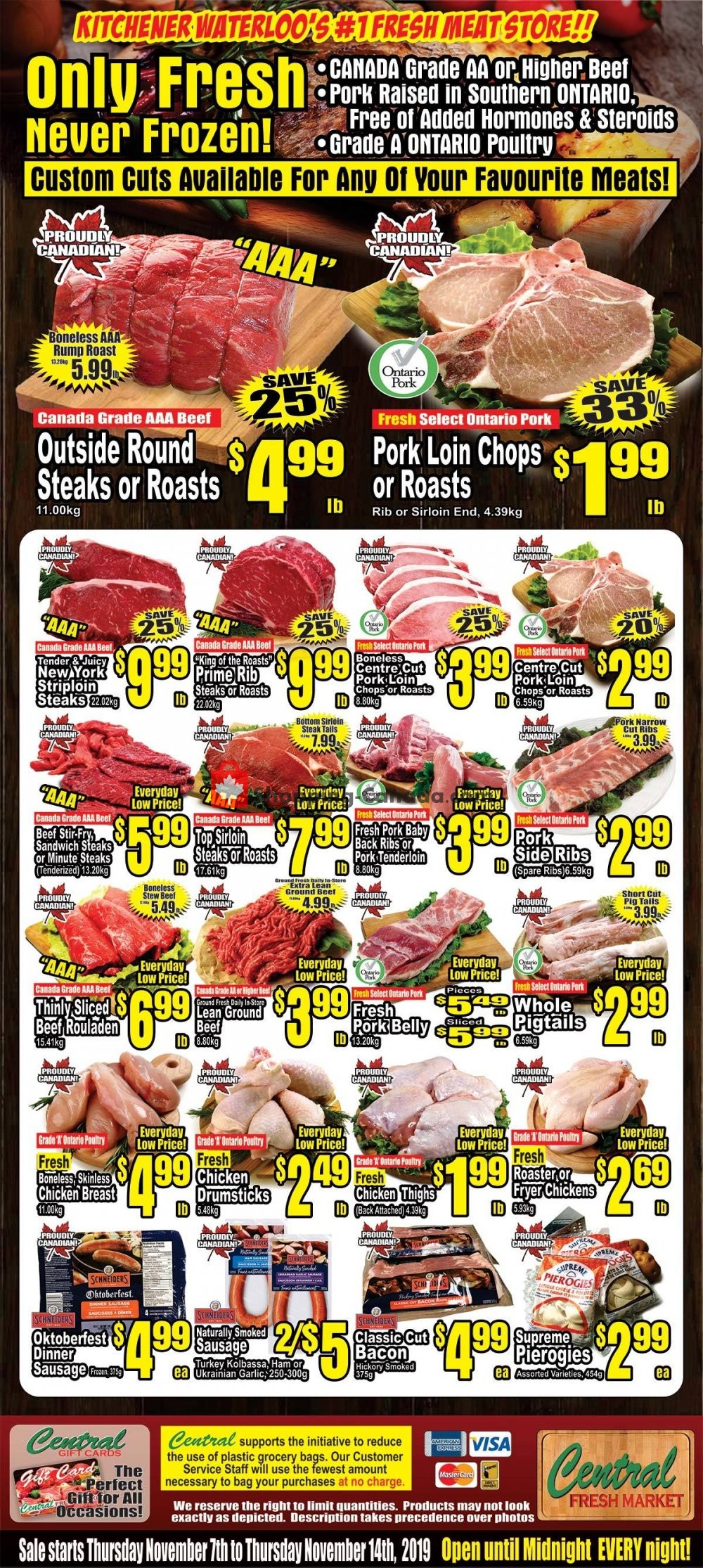 Central Fresh Market flyer from Thursday November 7, 2019 to Thursday November 14, 2019 - page 3