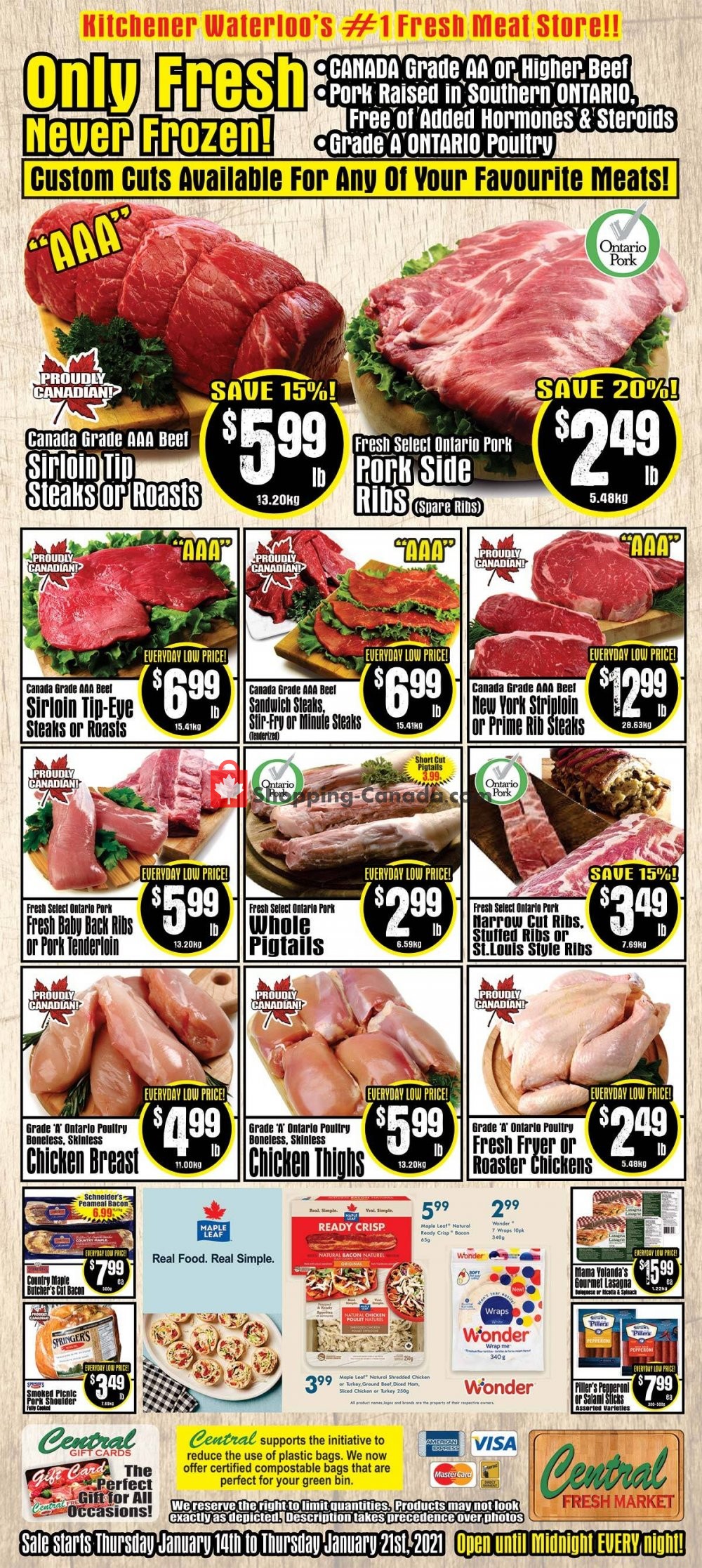 Central Fresh Market flyer from Thursday January 14, 2021 to Thursday January 21, 2021 - page 3