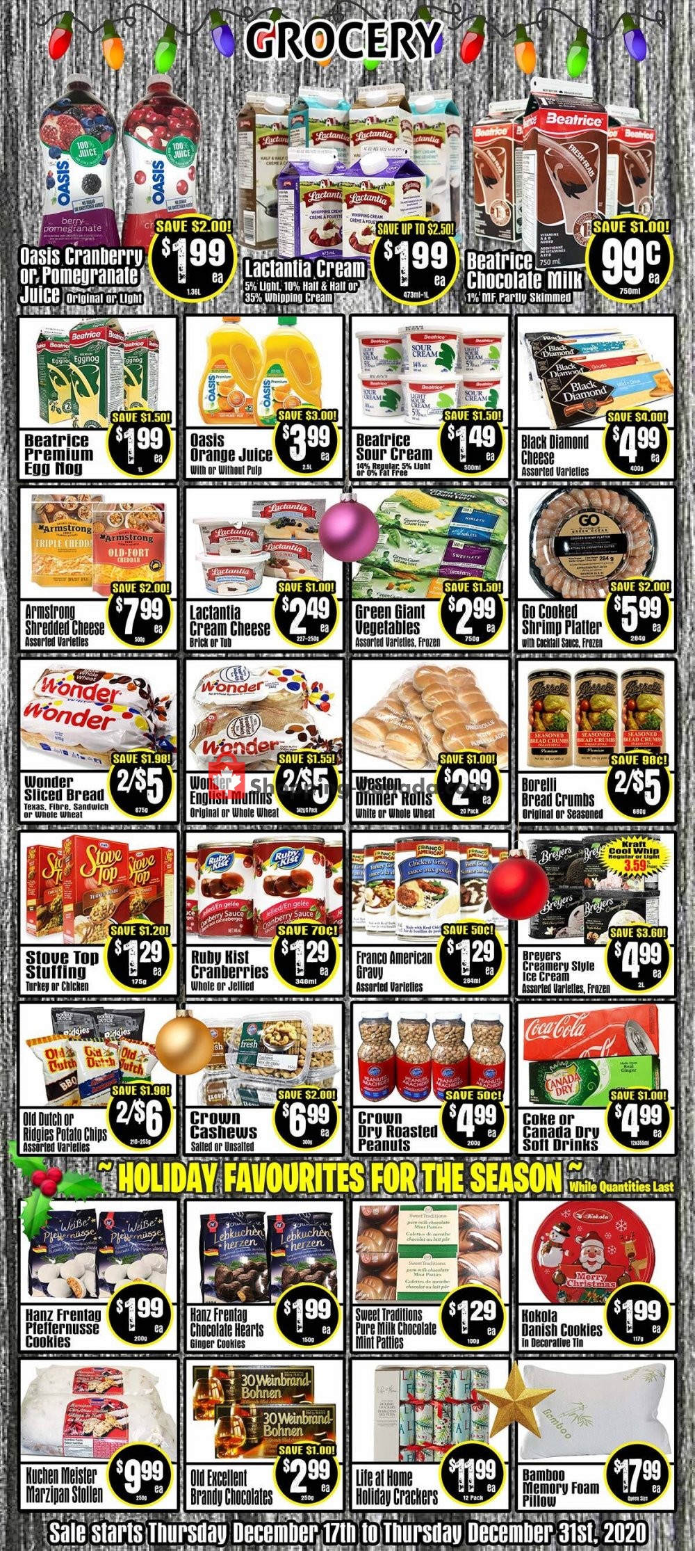 Central Fresh Market flyer from Thursday December 17, 2020 to Thursday December 31, 2020 - page 2
