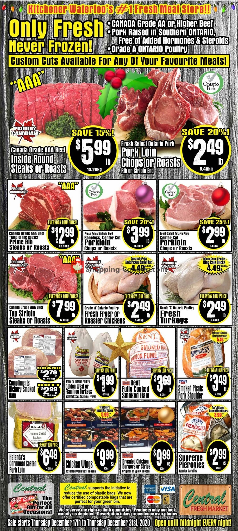 Central Fresh Market flyer from Thursday December 17, 2020 to Thursday December 31, 2020 - page 3