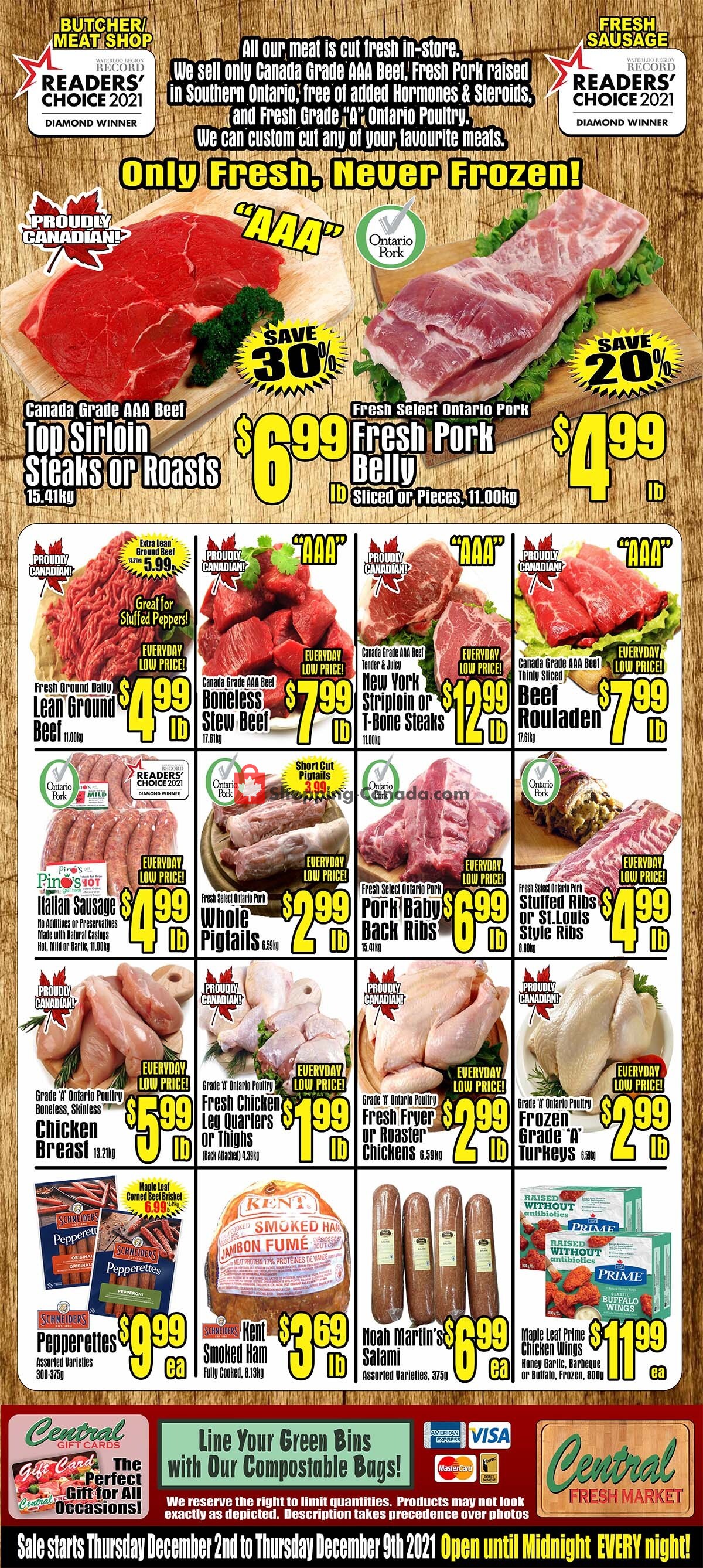 Central Fresh Market flyer from Thursday December 2, 2021 to Thursday December 9, 2021 - page 3