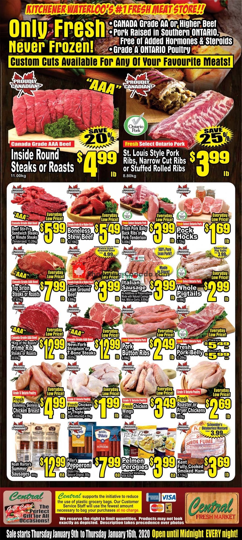 Central Fresh Market flyer from Thursday January 9, 2020 to Thursday January 16, 2020 - page 3