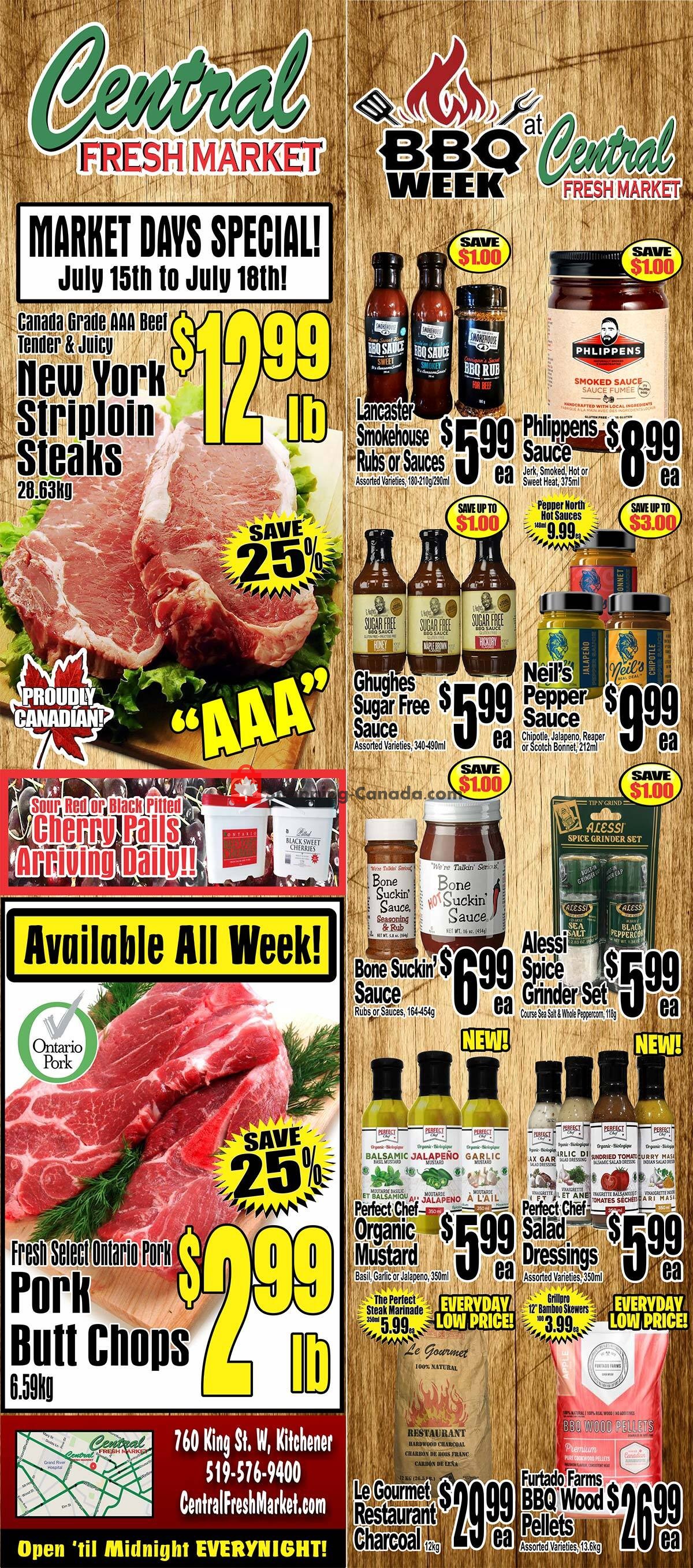 Central Fresh Market flyer from Thursday July 15, 2021 to Thursday July 22, 2021 - page 1