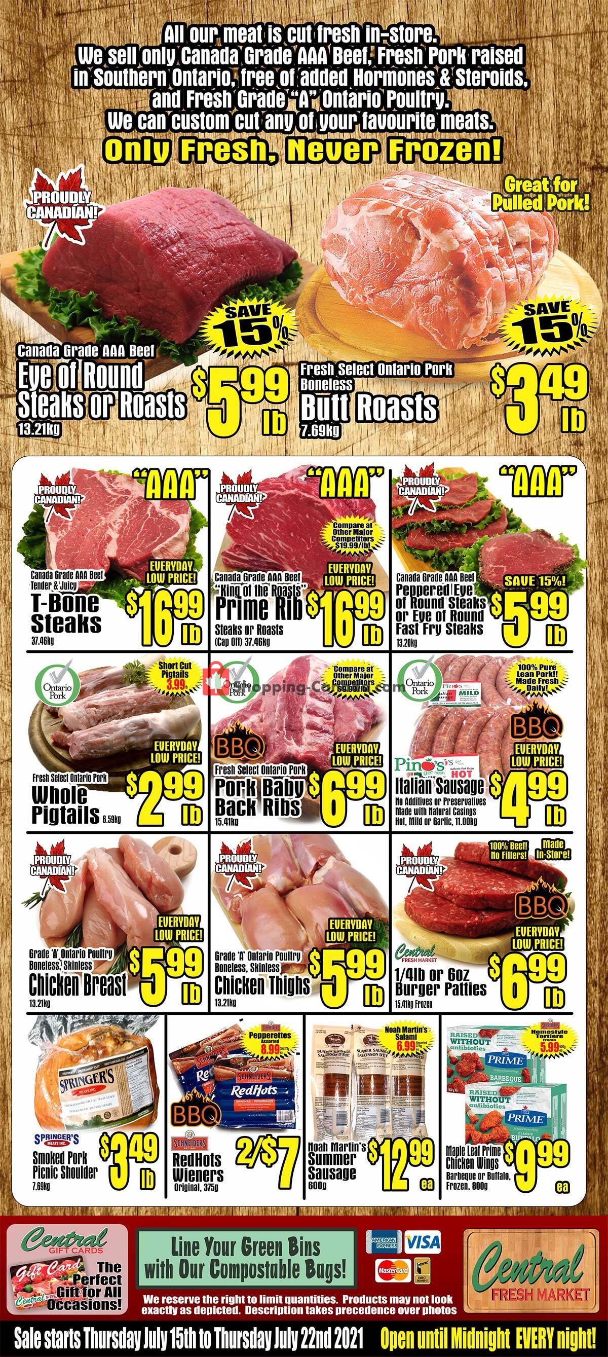 Central Fresh Market flyer from Thursday July 15, 2021 to Thursday July 22, 2021 - page 3