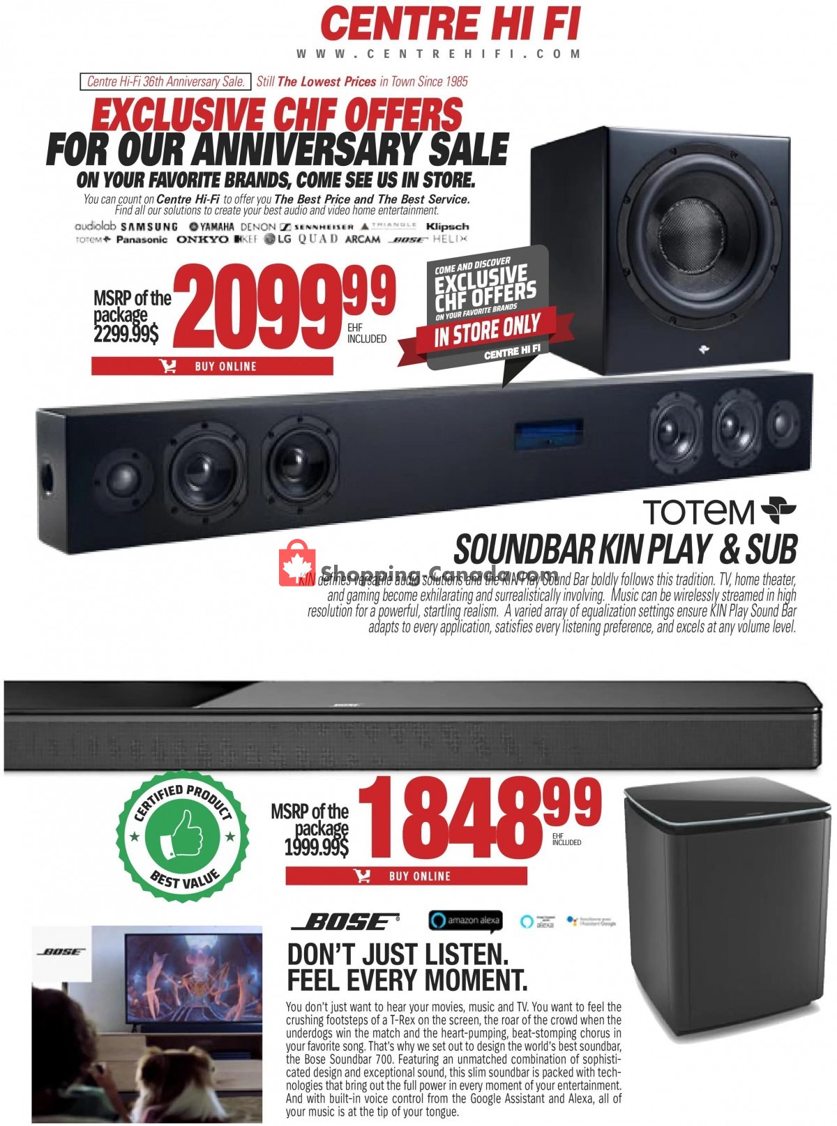 Centre Hi-Fi flyer from Friday October 1, 2021 to Thursday October 7, 2021 - page 11