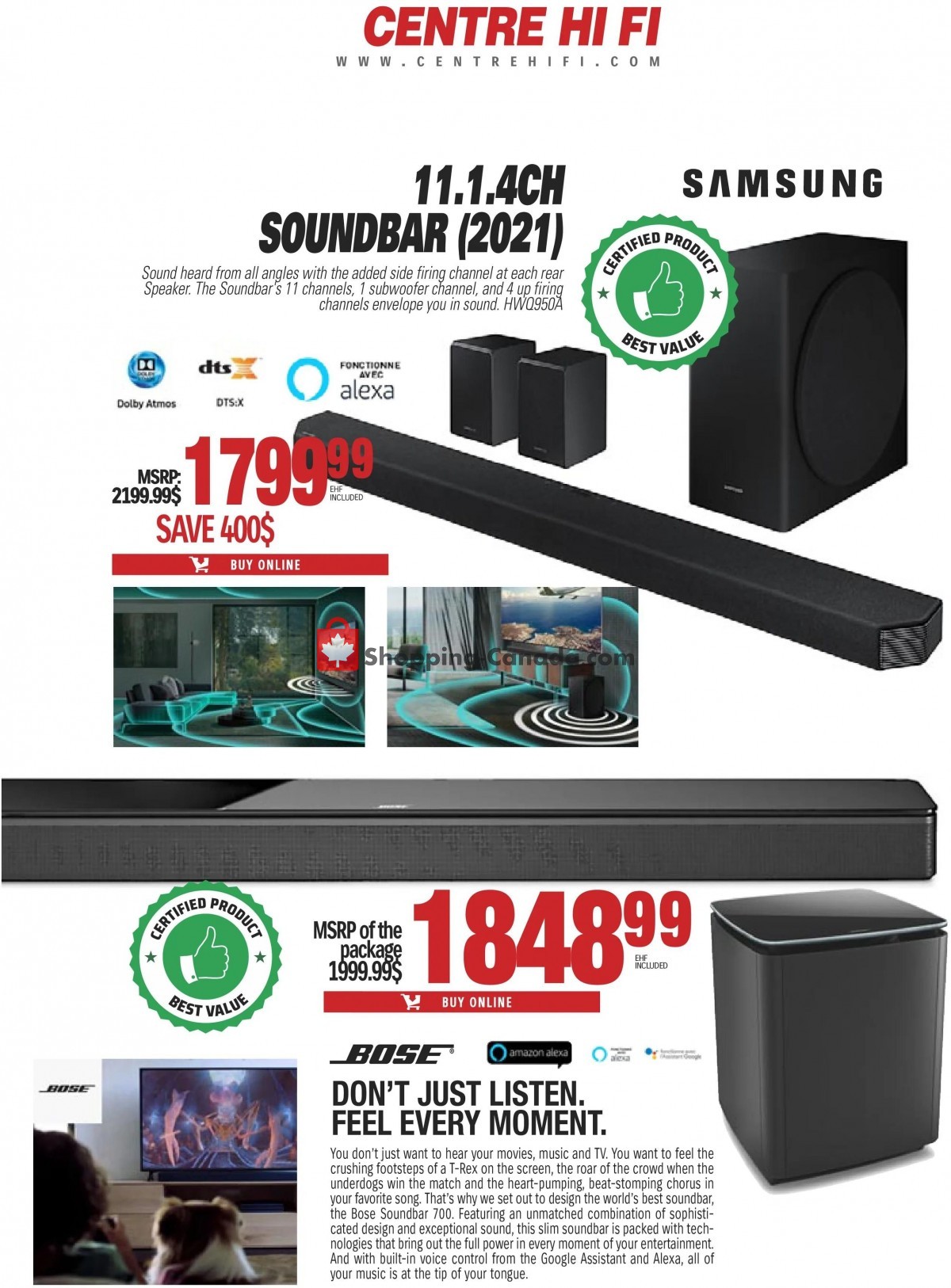 Centre Hi-Fi flyer from Friday October 8, 2021 to Thursday October 14, 2021 - page 11