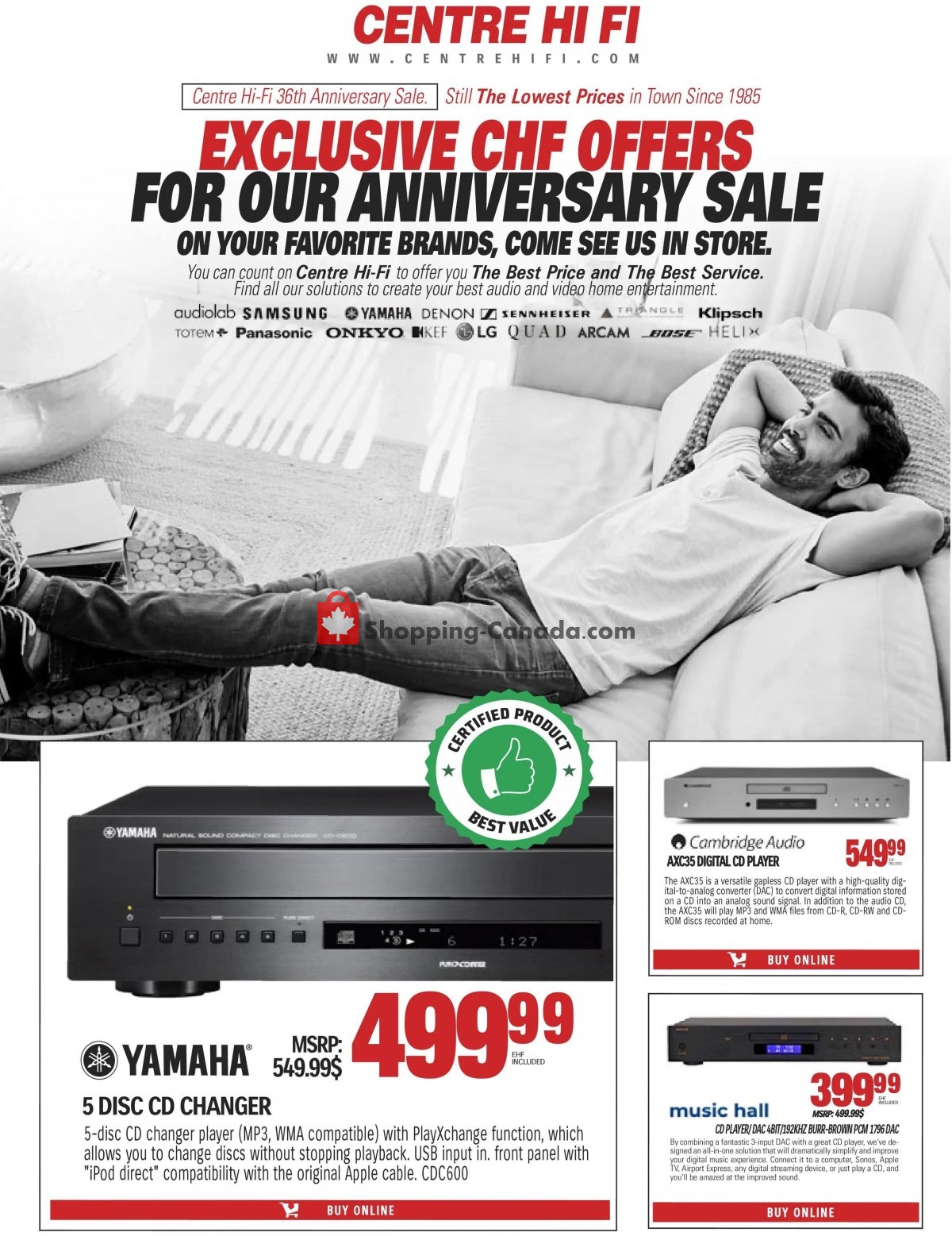 Centre Hi-Fi flyer from Friday October 8, 2021 to Thursday October 14, 2021 - page 39